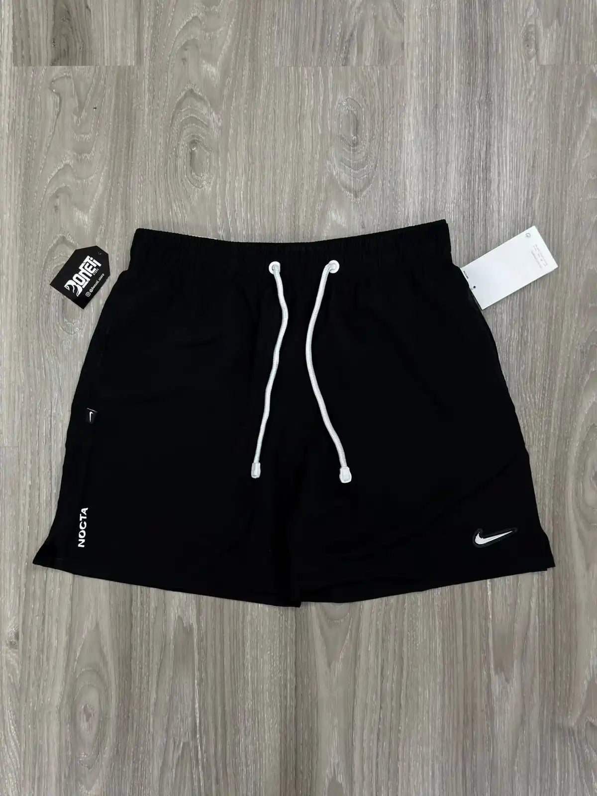 SHORTS TACTEL NK X NOCTA MINI SWOOSH - PRETO