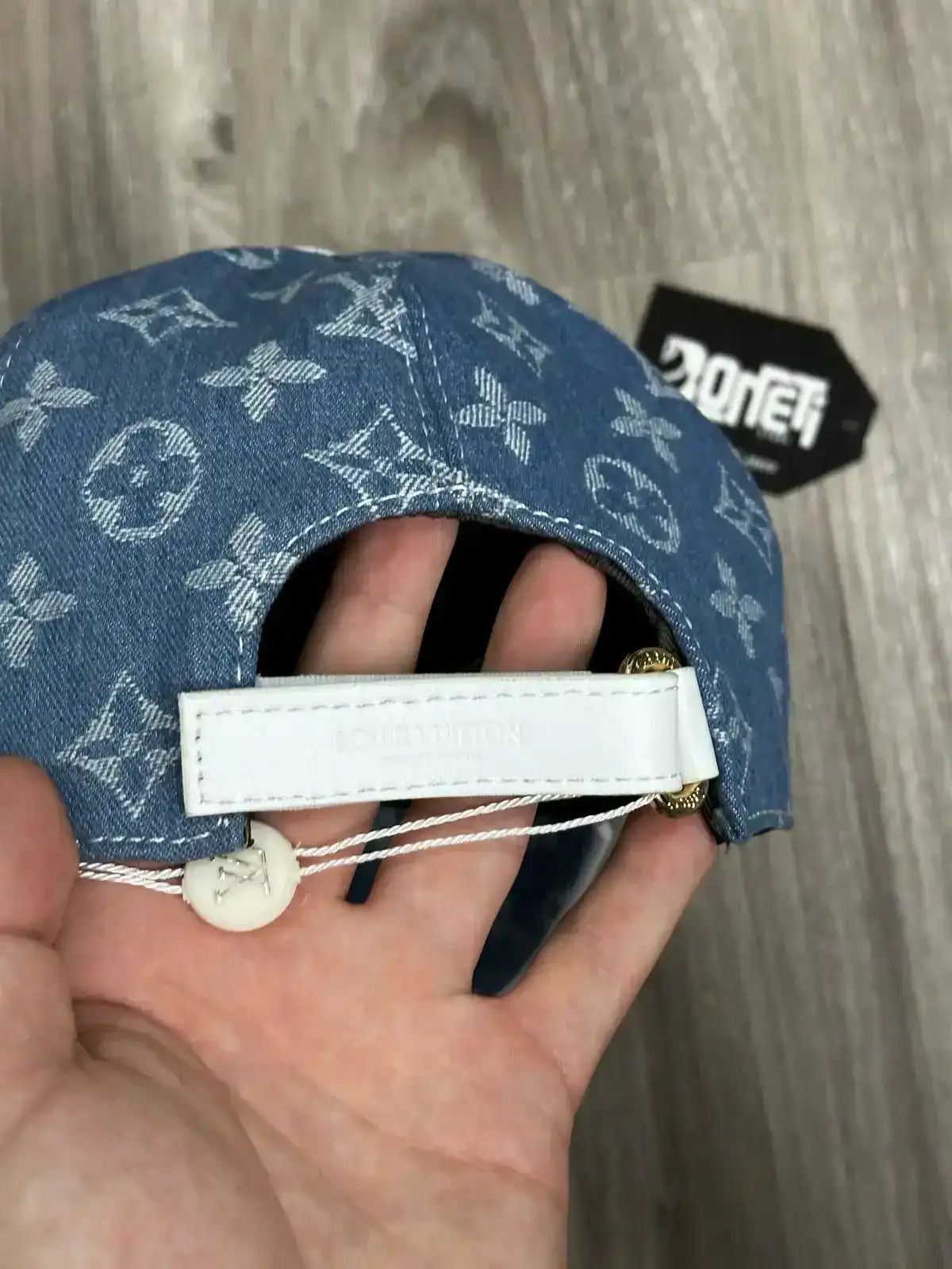 BONÉ LV MONOGRAM JEANS - AZUL