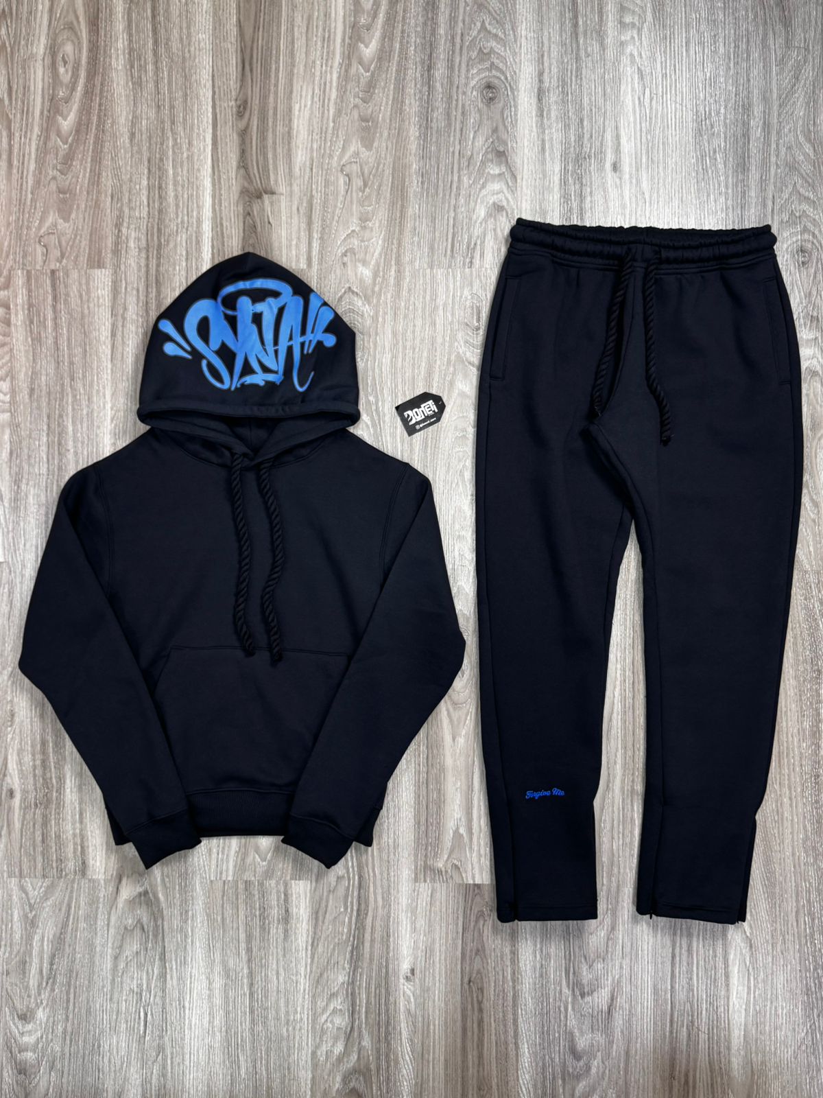 CONJUNTO SYNA WORLD WINTER MOLETOM - BLACK BLUE