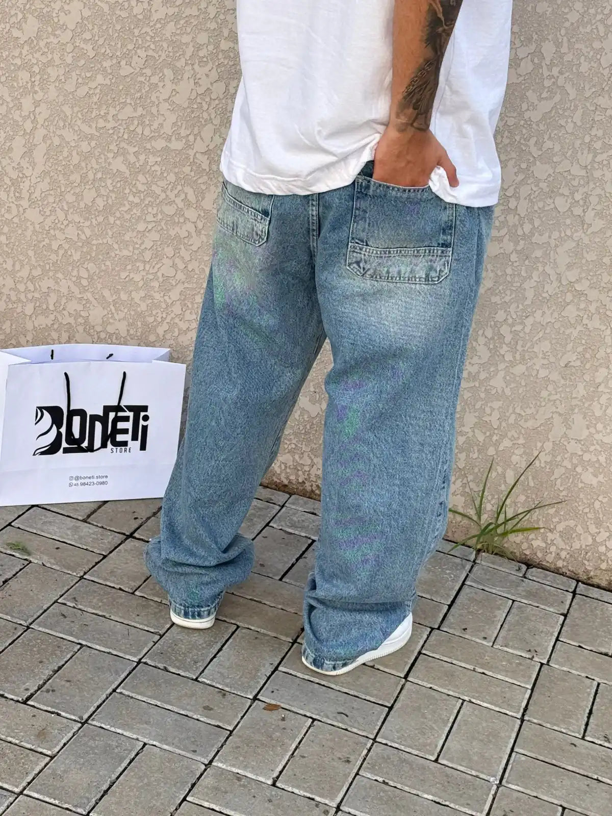 CALÇA JEANS RETA CLARA DC - 072