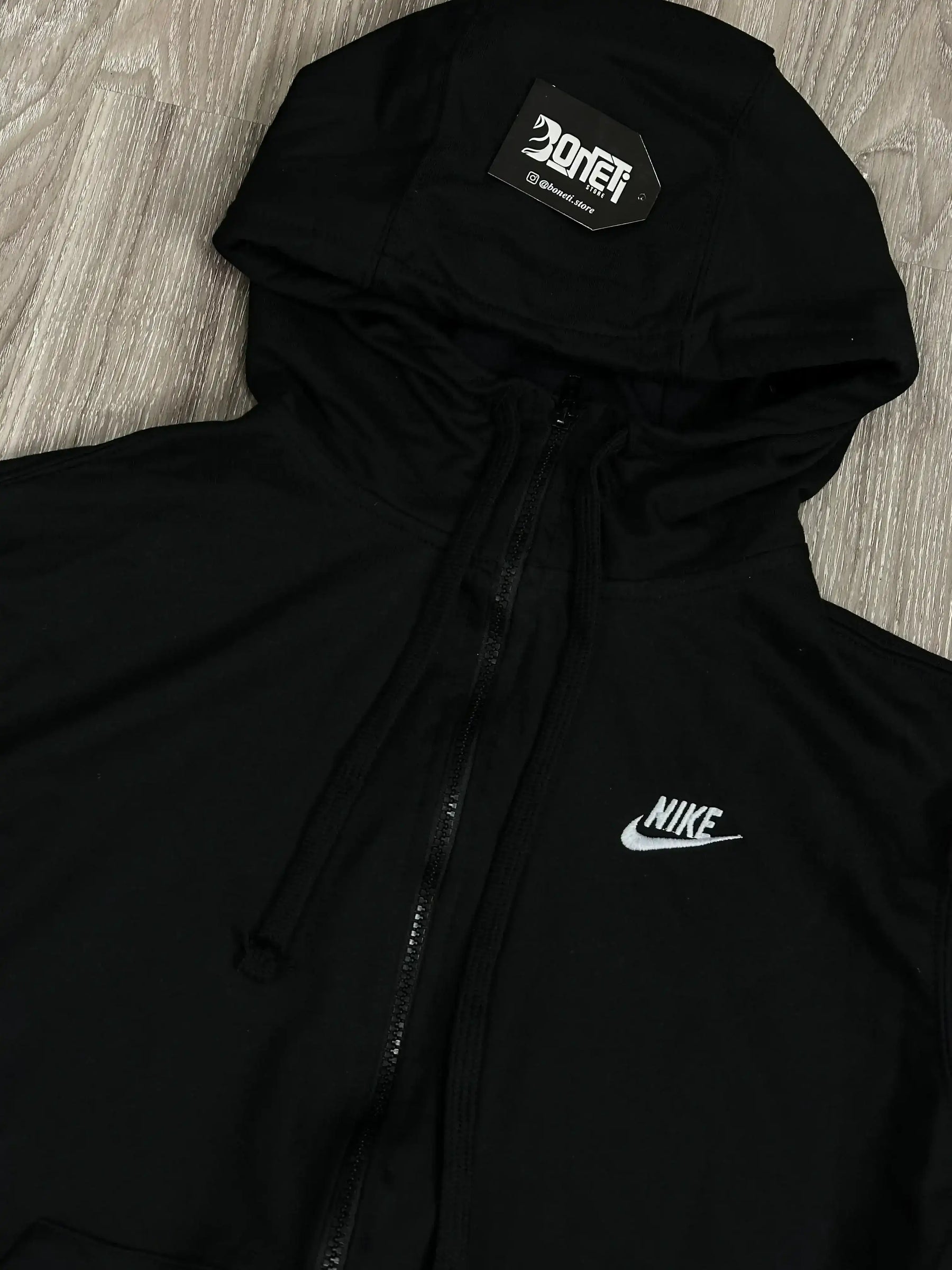 MOLETOM C/ ZÍPER NK CLUB - PRETO