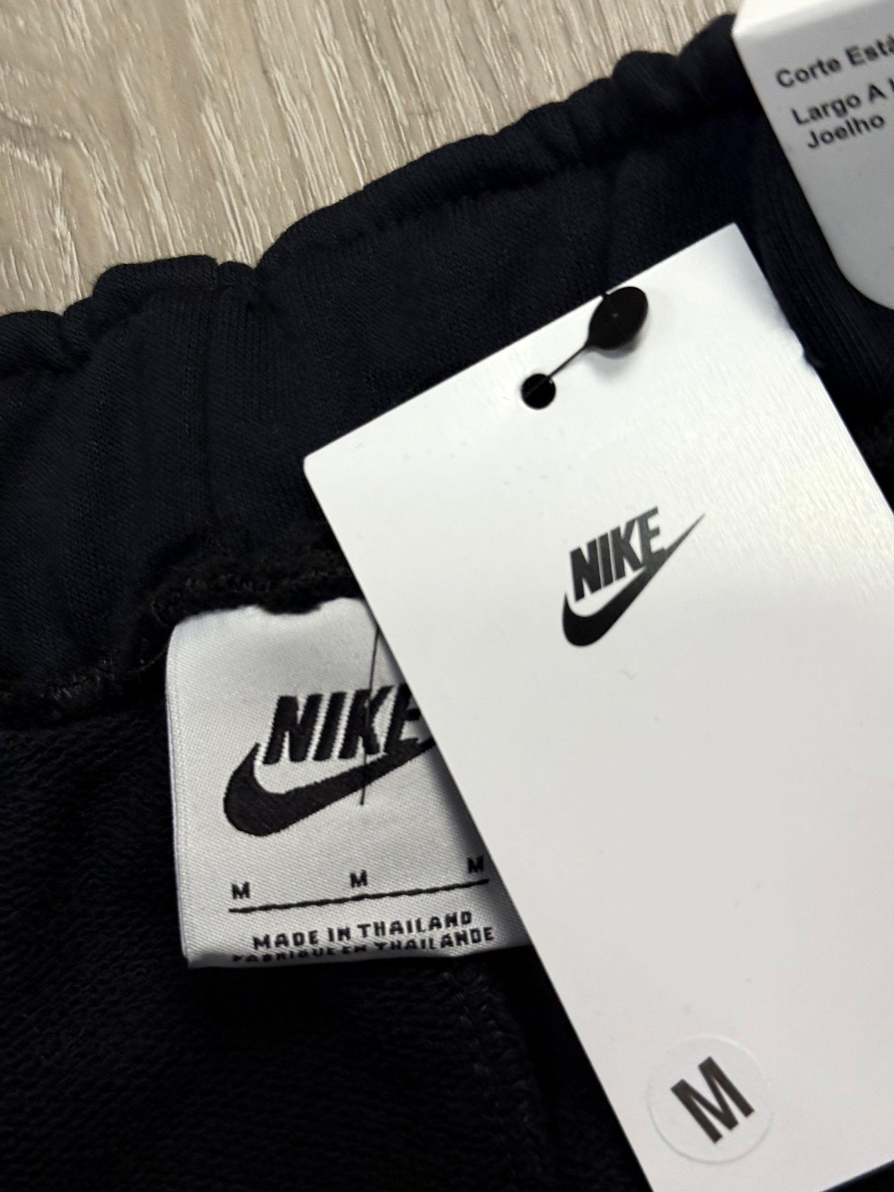 SHORTS MOLETOM NK BIG SWOOSH TM - PRETO