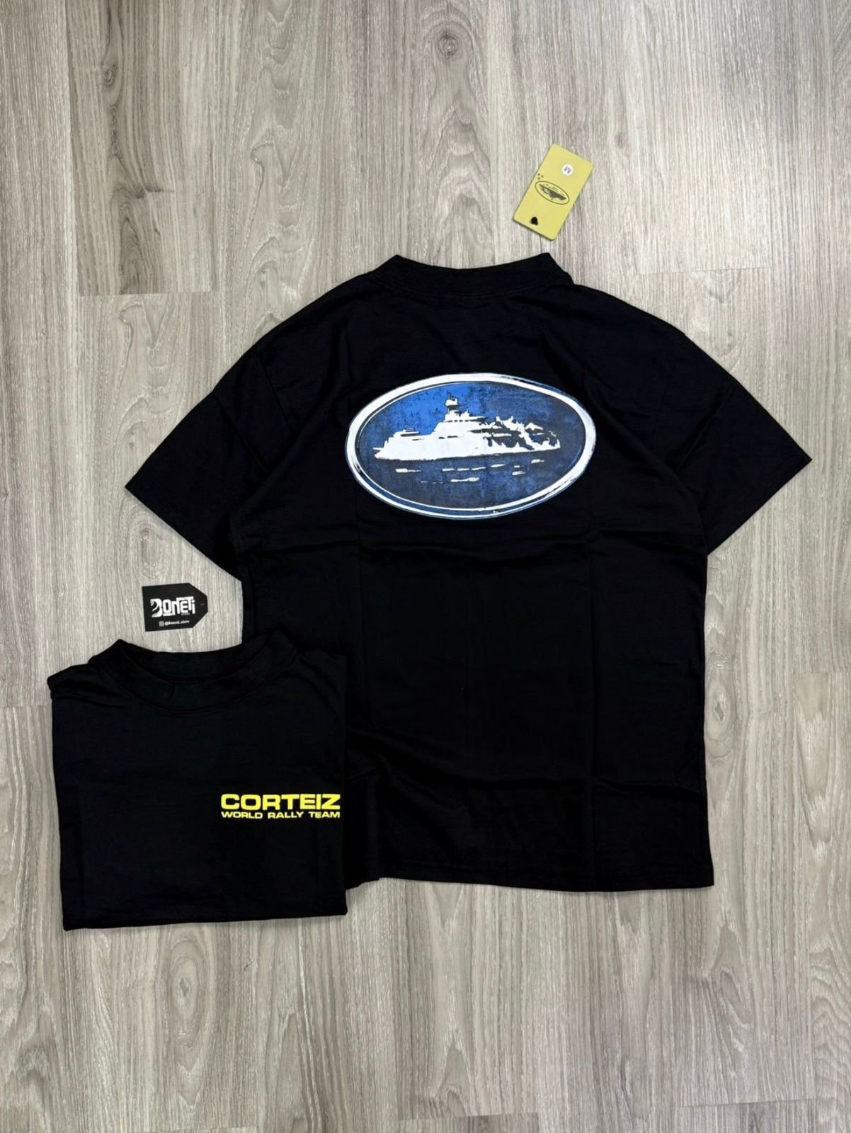 CAMISETA CORTEIZ WORLD RALLY - PRETA