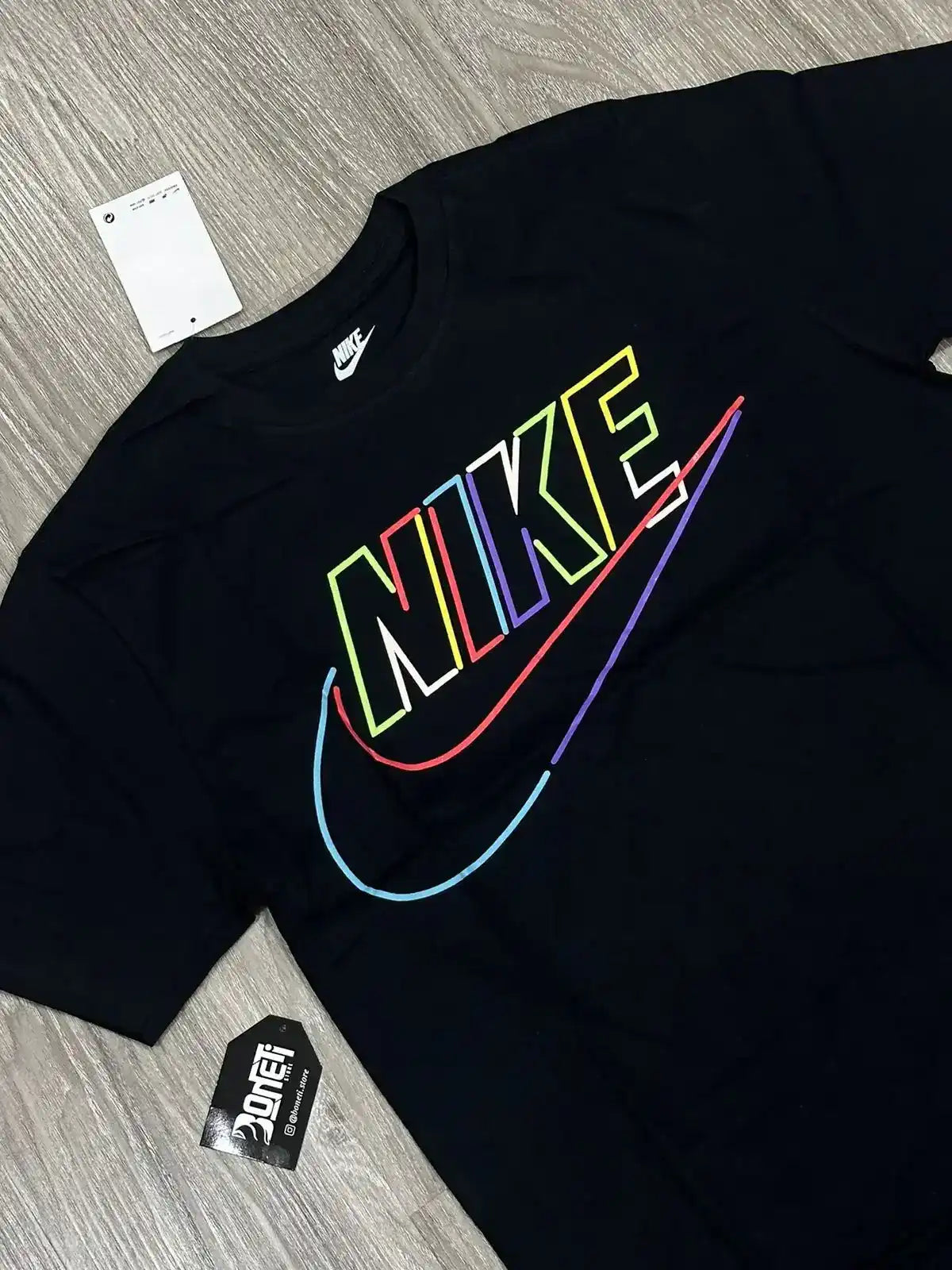 CAMISETA NK COLOR - PRETO