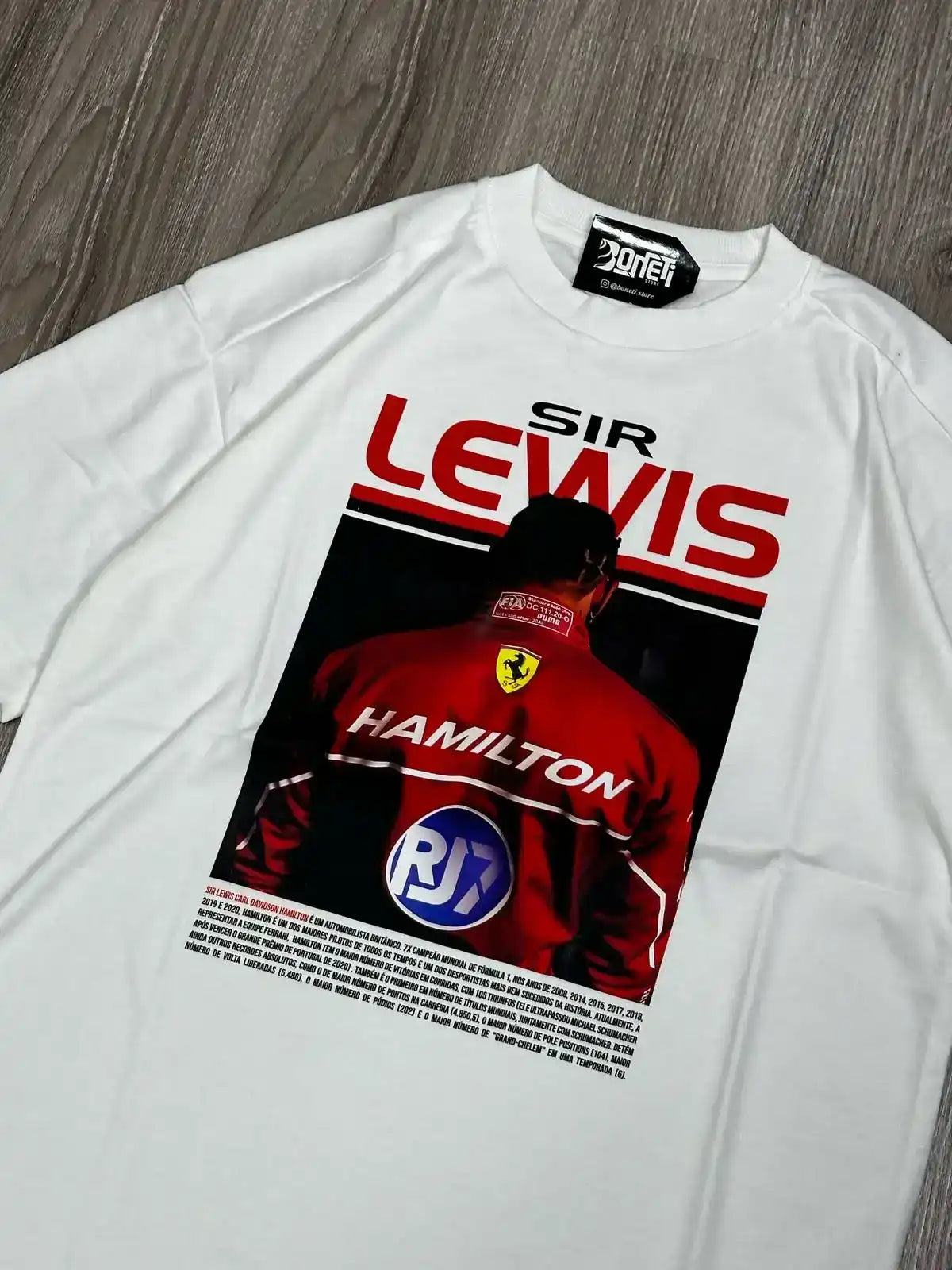 CAMISETA OVERSIZED RJ7 HAMILTON - OFFWHITE