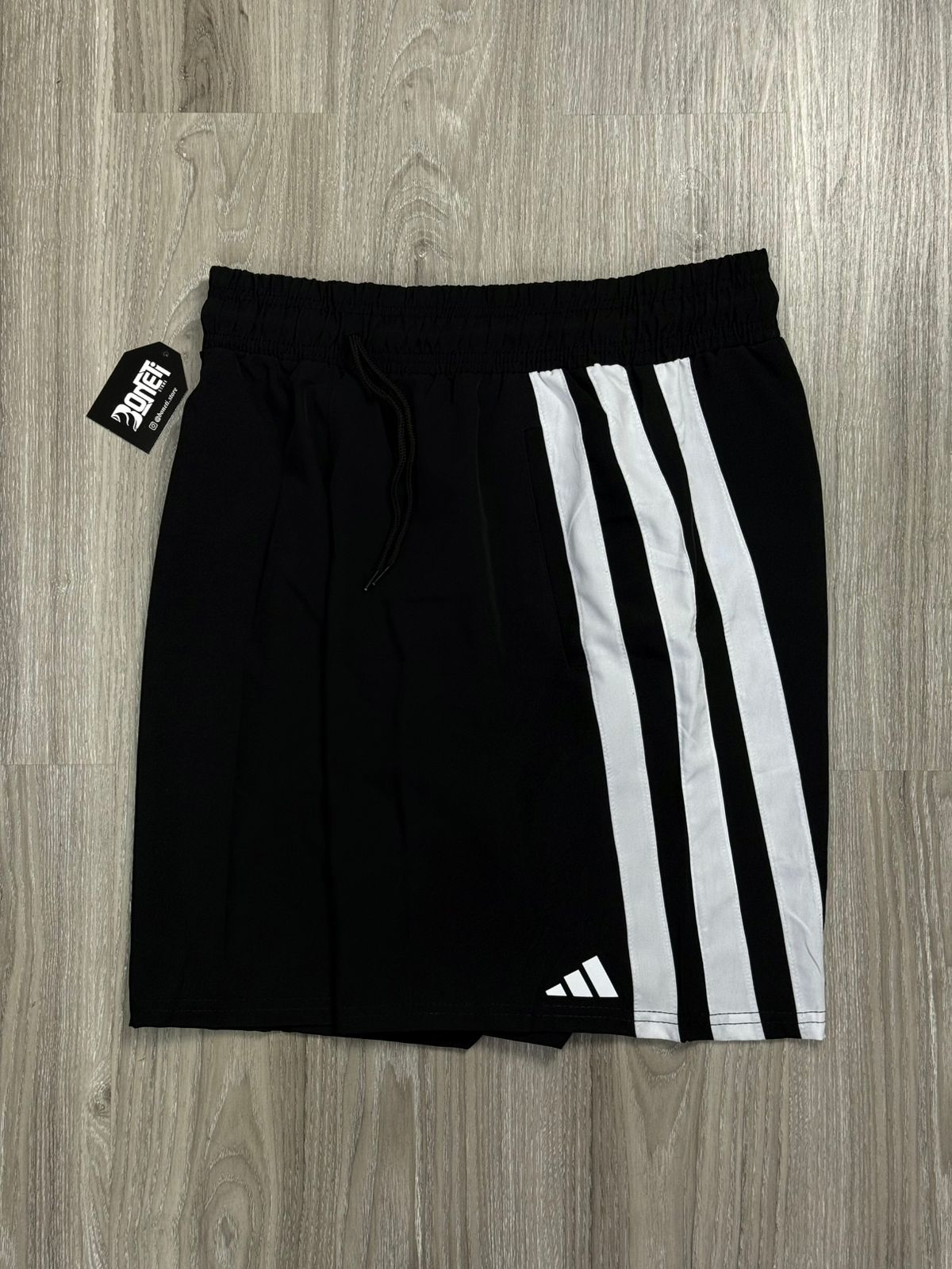 SHORTS TACTEL ADD CHELSEA LISTRA - PRETO