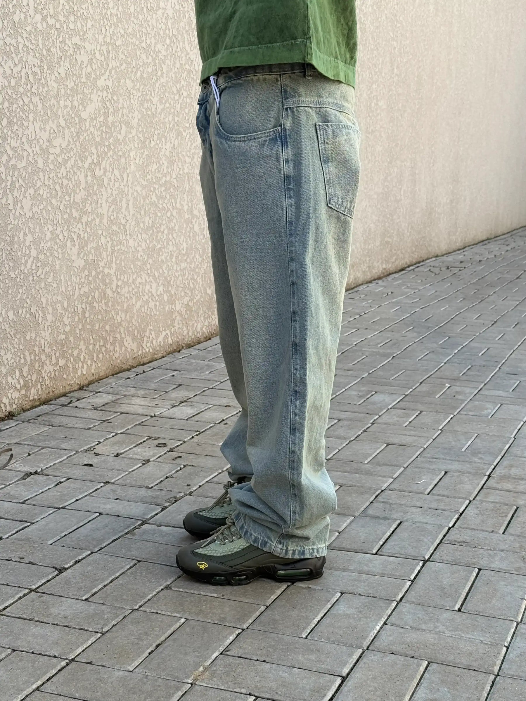 CALÇA JEANS RETA VINTAGE - 7582