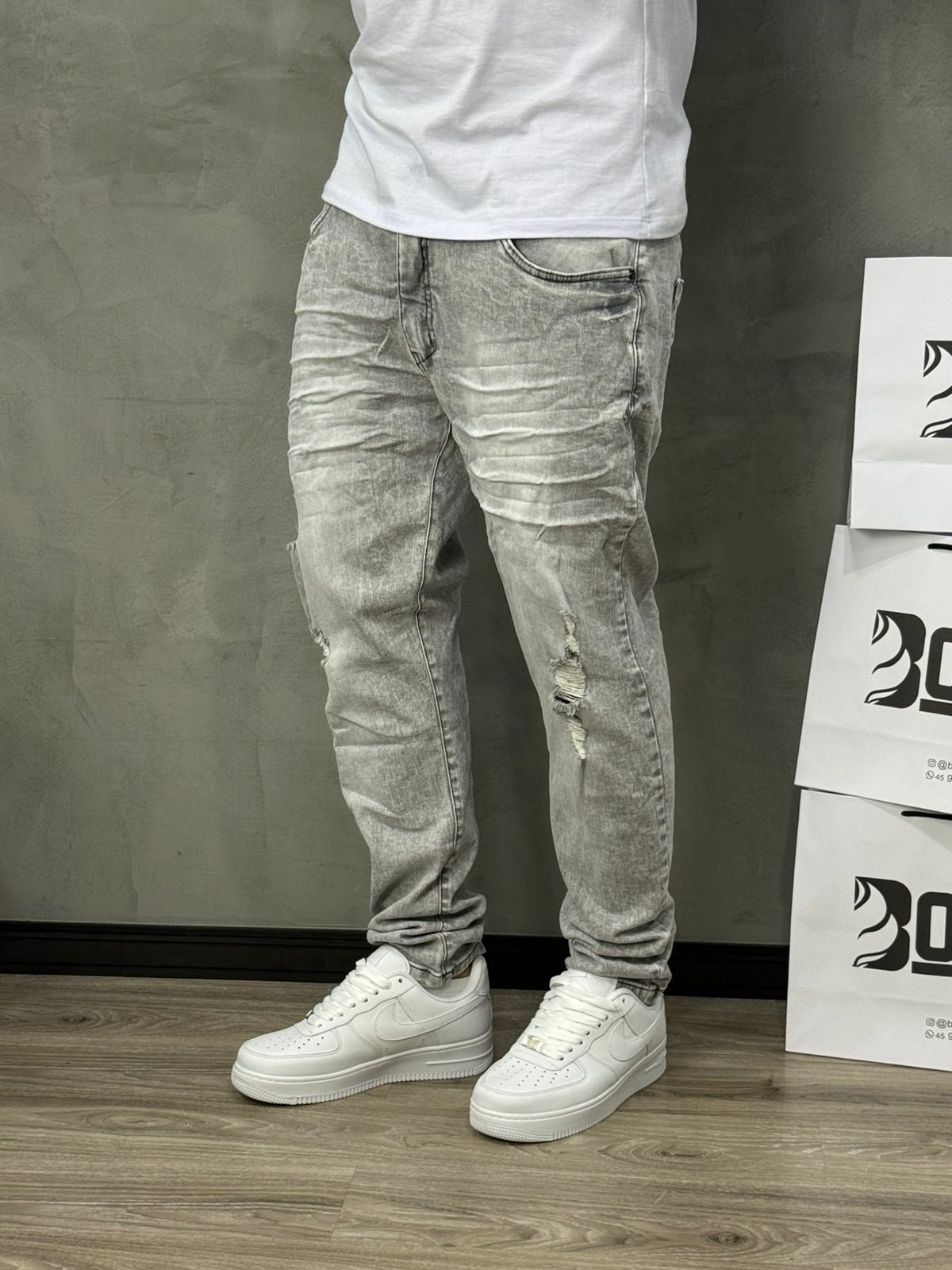 CALÇA JEANS SKINNY CLARA RASGO JAY JONES - 8432