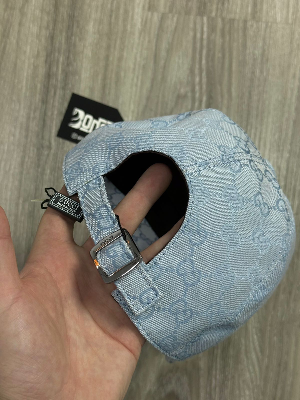 BONÉ GC CANVAS - BABY BLUE