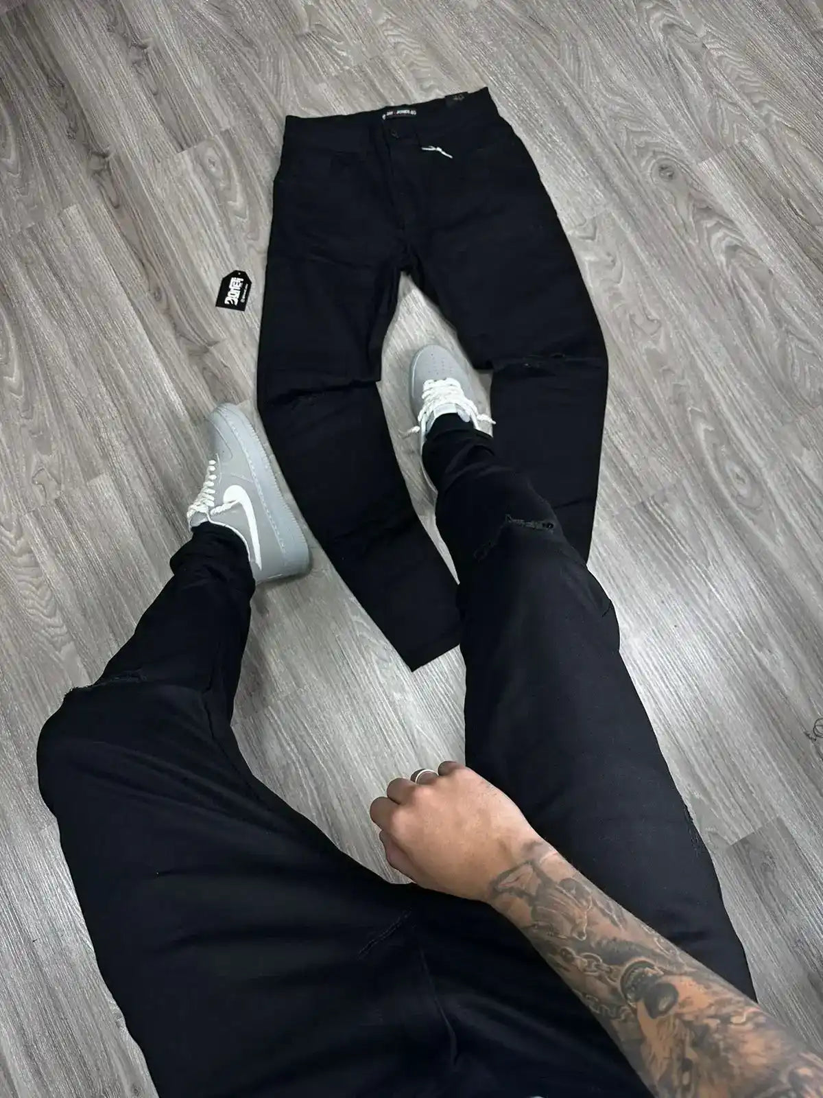 CALÇA JEANS SKINNY PRETA JAY JONES - 8075