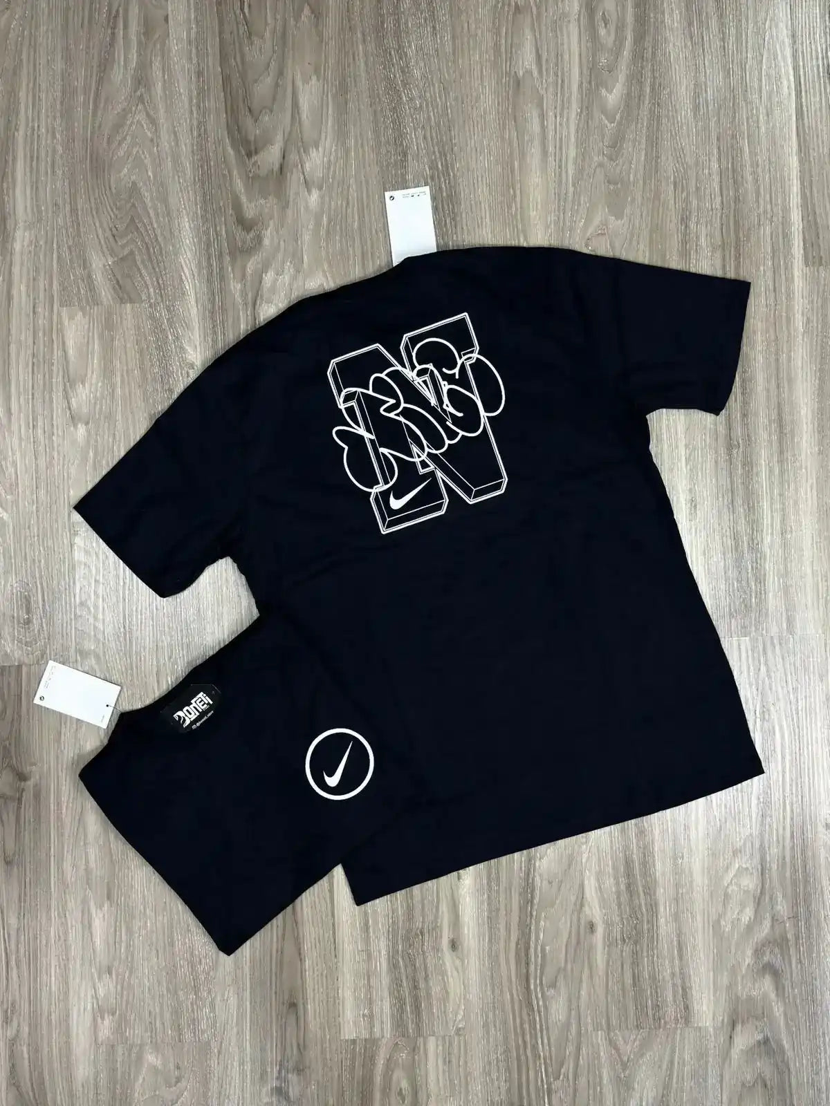 CAMISETA NK CIRCLE - PRETA