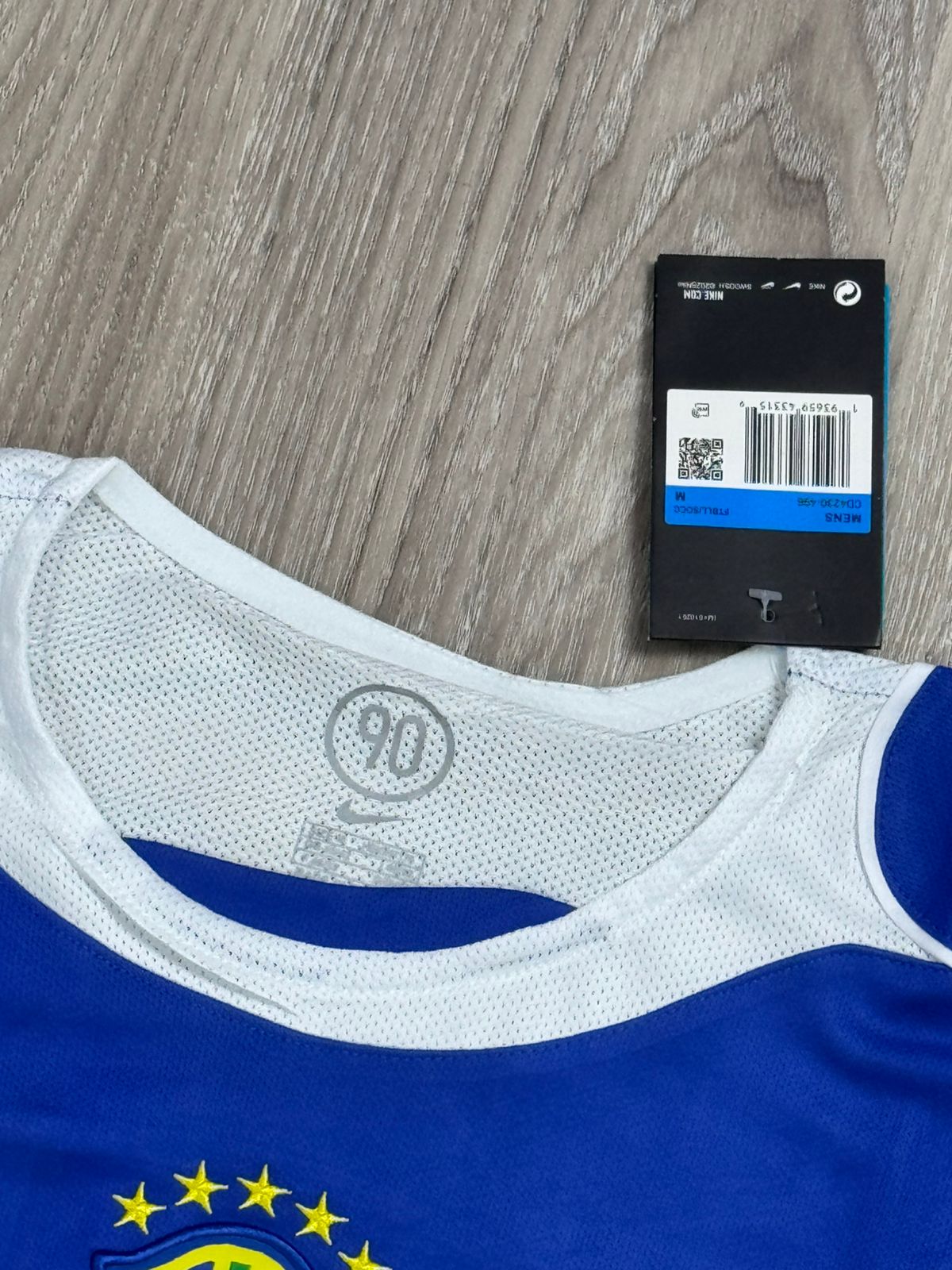 CAMISA RETRÔ BR 2004/05 TOTAL 90 - AZUL