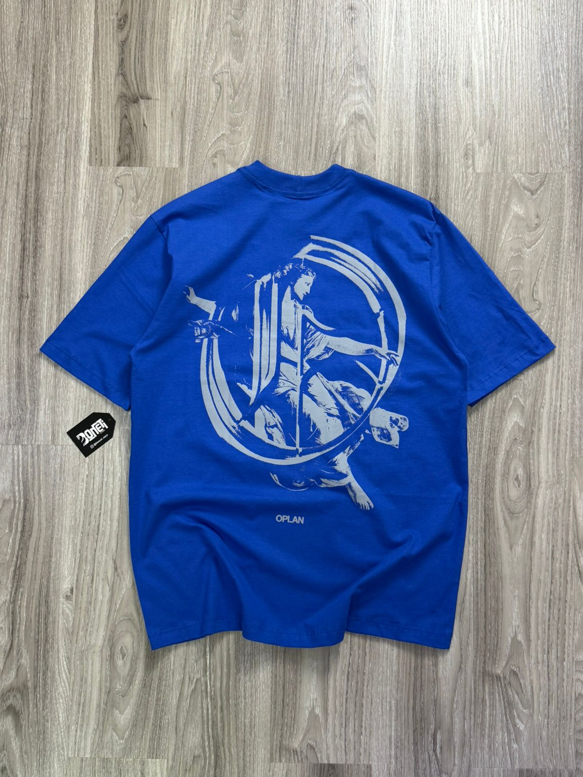 CAMISETA OVERSIZED OPLAN PURITY - AZUL