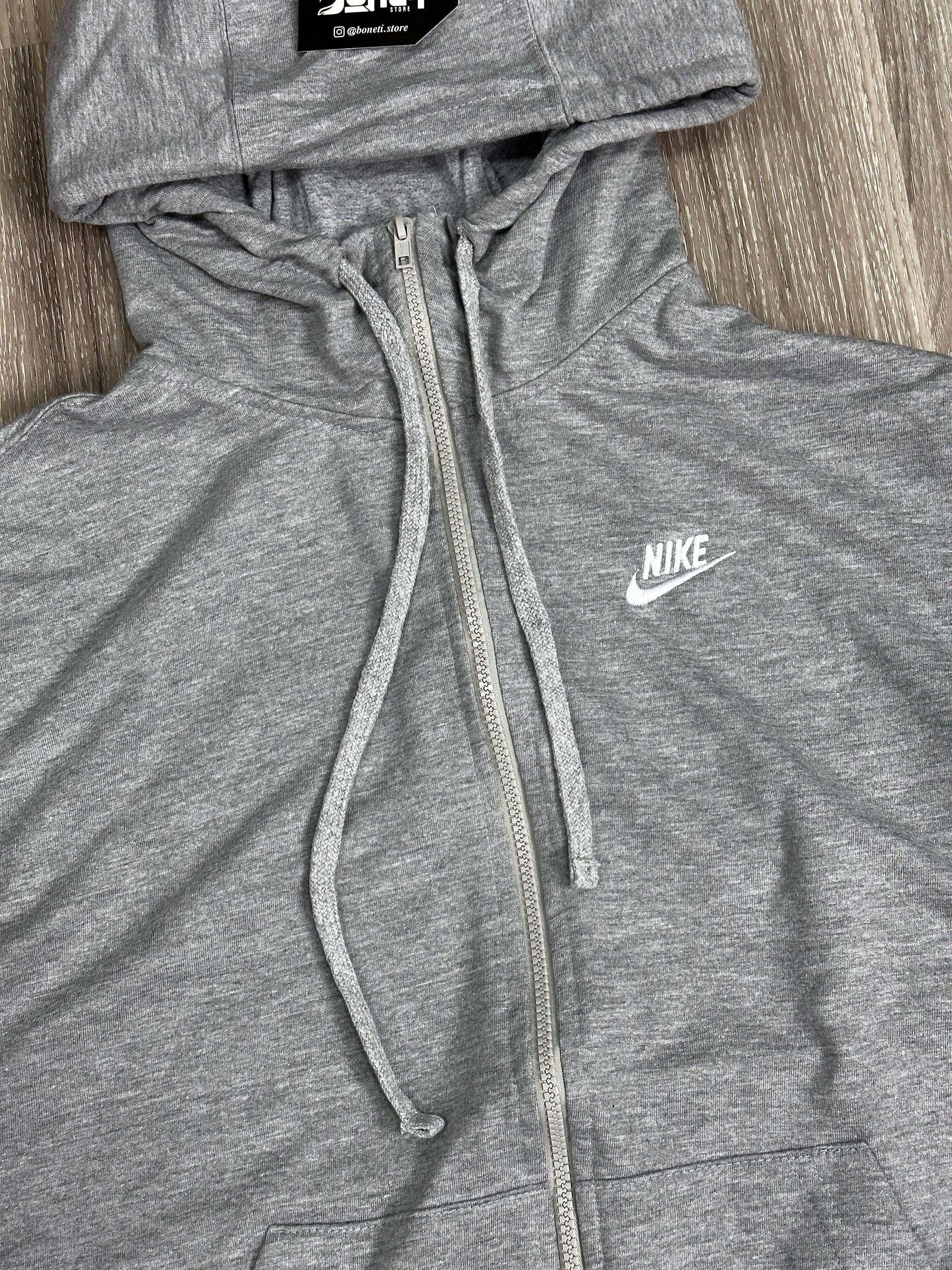 MOLETOM C/ ZÍPER NK CLUB - CINZA