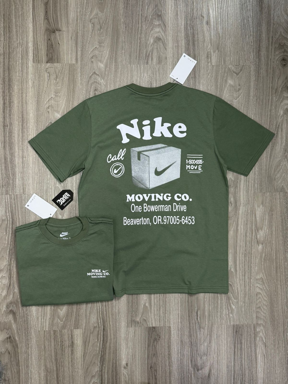 CAMISETA NK MOVING CO - VERDE MUSGO