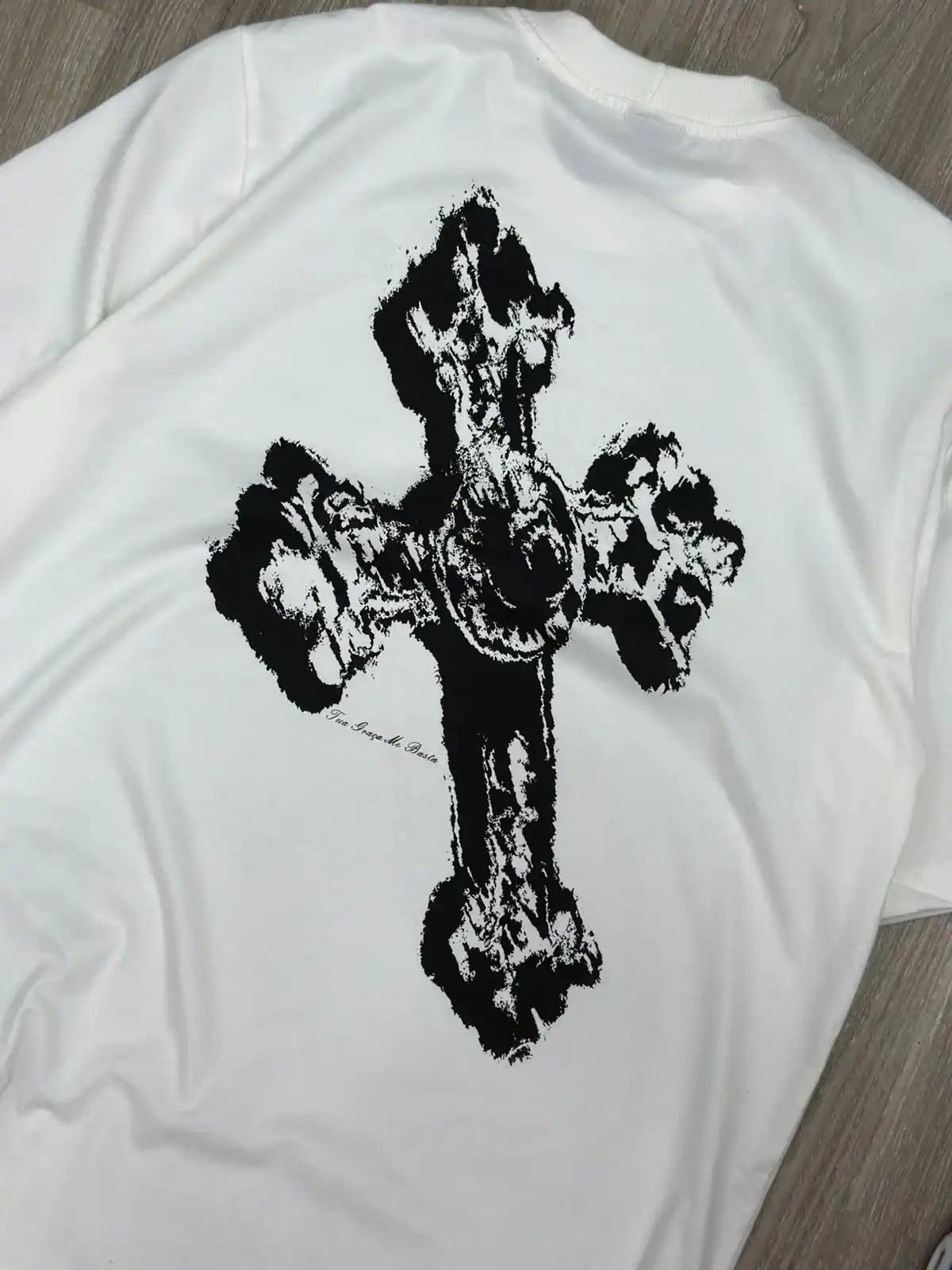 CAMISETA OVERSIZED OPLAN SAINT CLUB - OFFWHITE