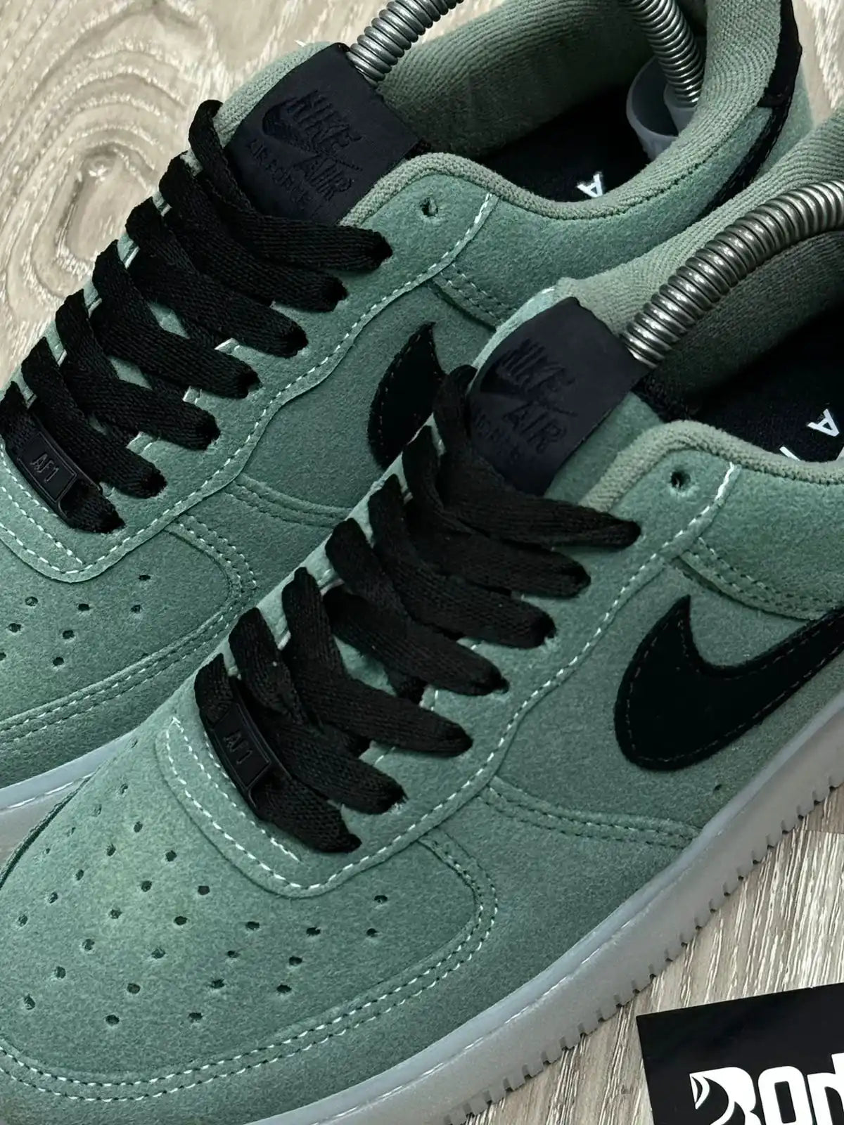 TÊNIS NK FORCE 1 - CAMURÇA GREEN BLACK