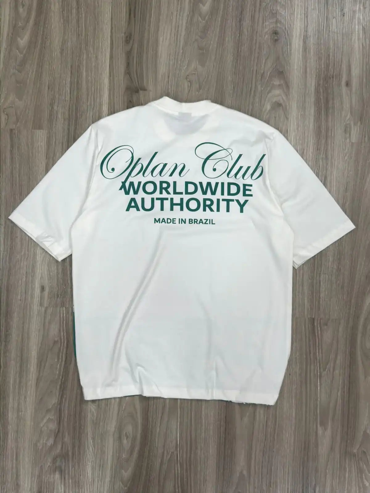 CAMISETA OVERSIZED OPLAN CLUB WORLDWIDE - OFFWHITE