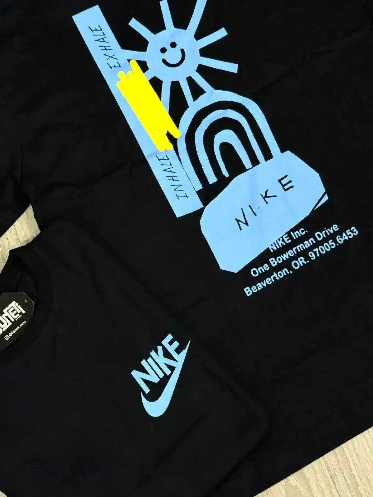 CAMISETA NK IN HALE - PRETA