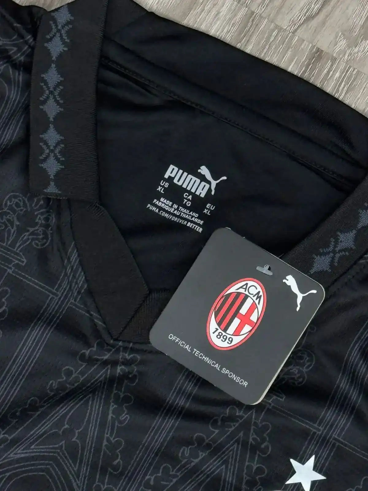 CAMISA MILAN PLEASURES 24/25 - PRETA