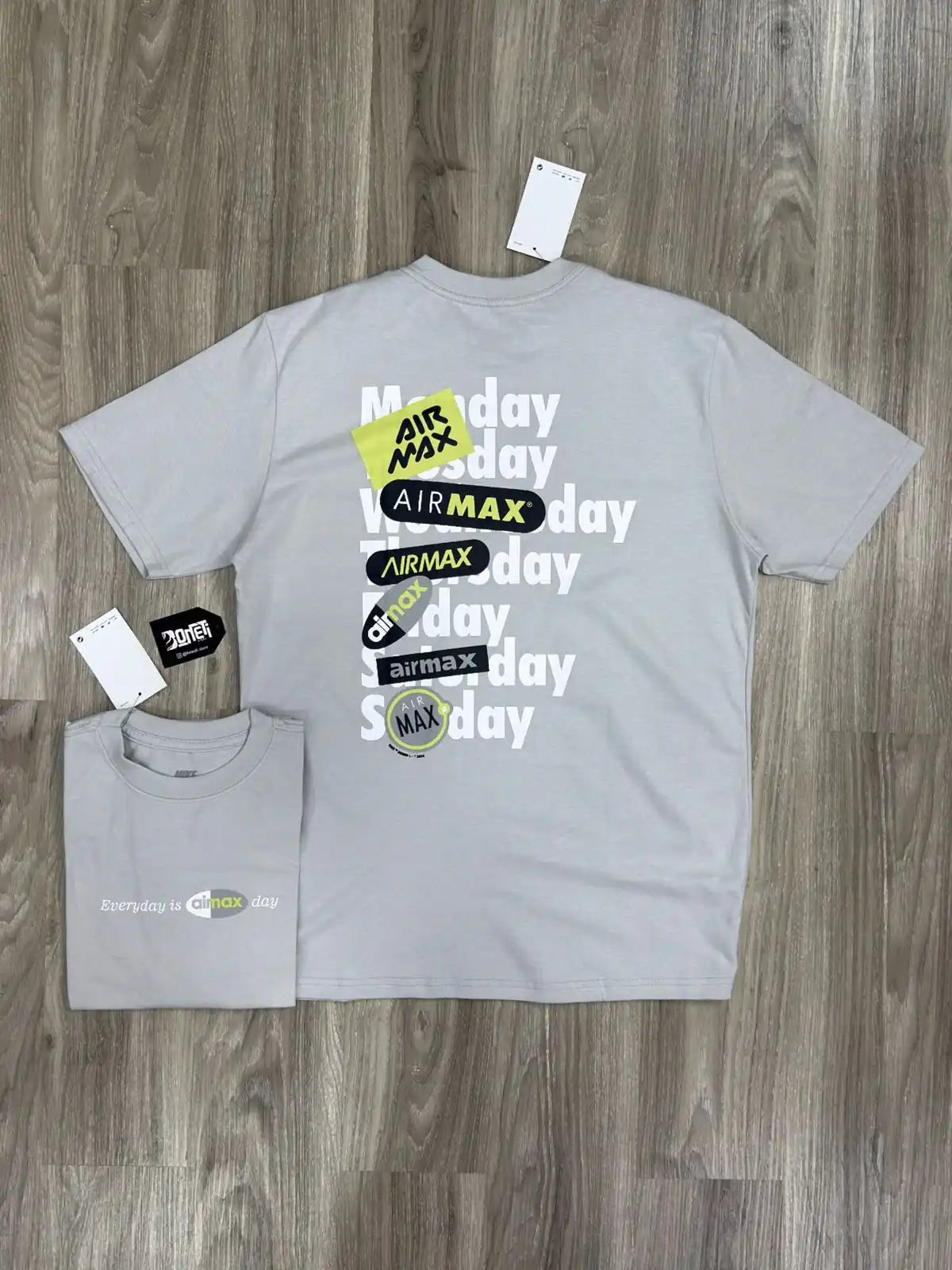 CAMISETA NK AIRMAX DAY - CINZA