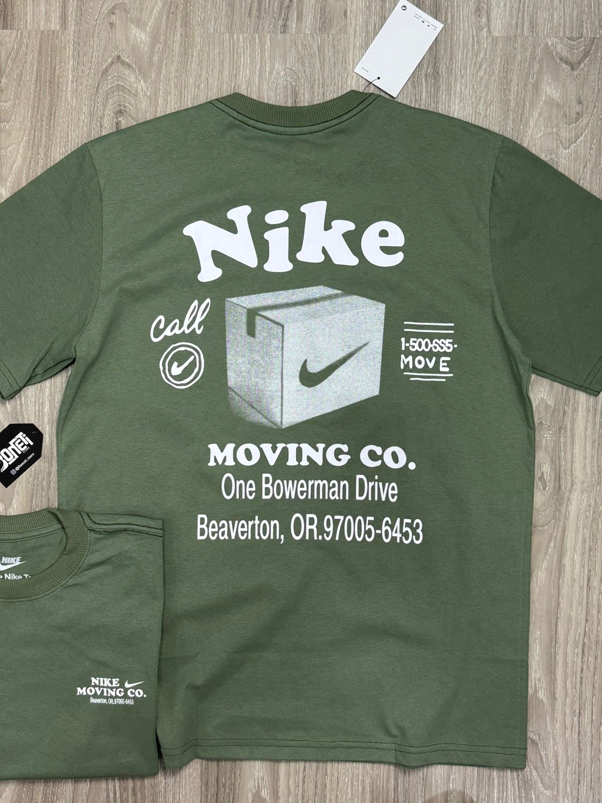 CAMISETA NK MOVING CO - VERDE MUSGO