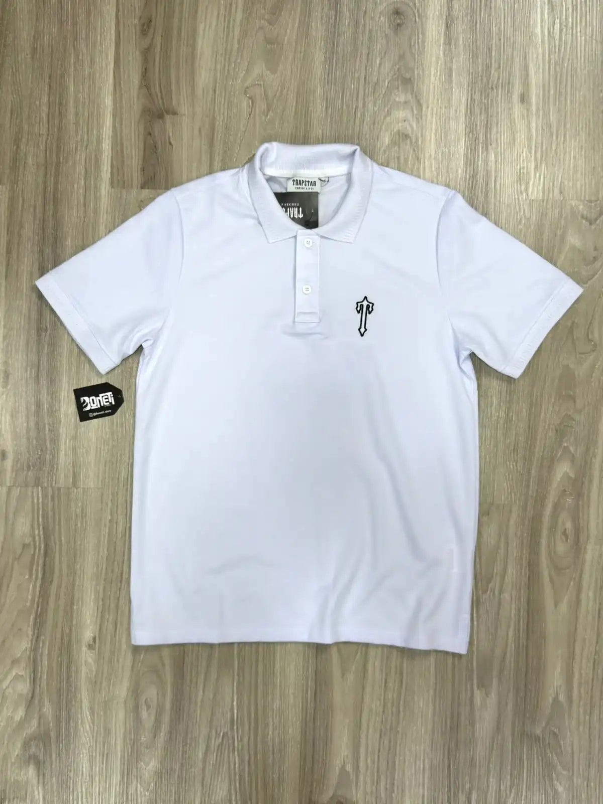 CAMISA POLO TRAPSTAR IRONGATE - BRANCA