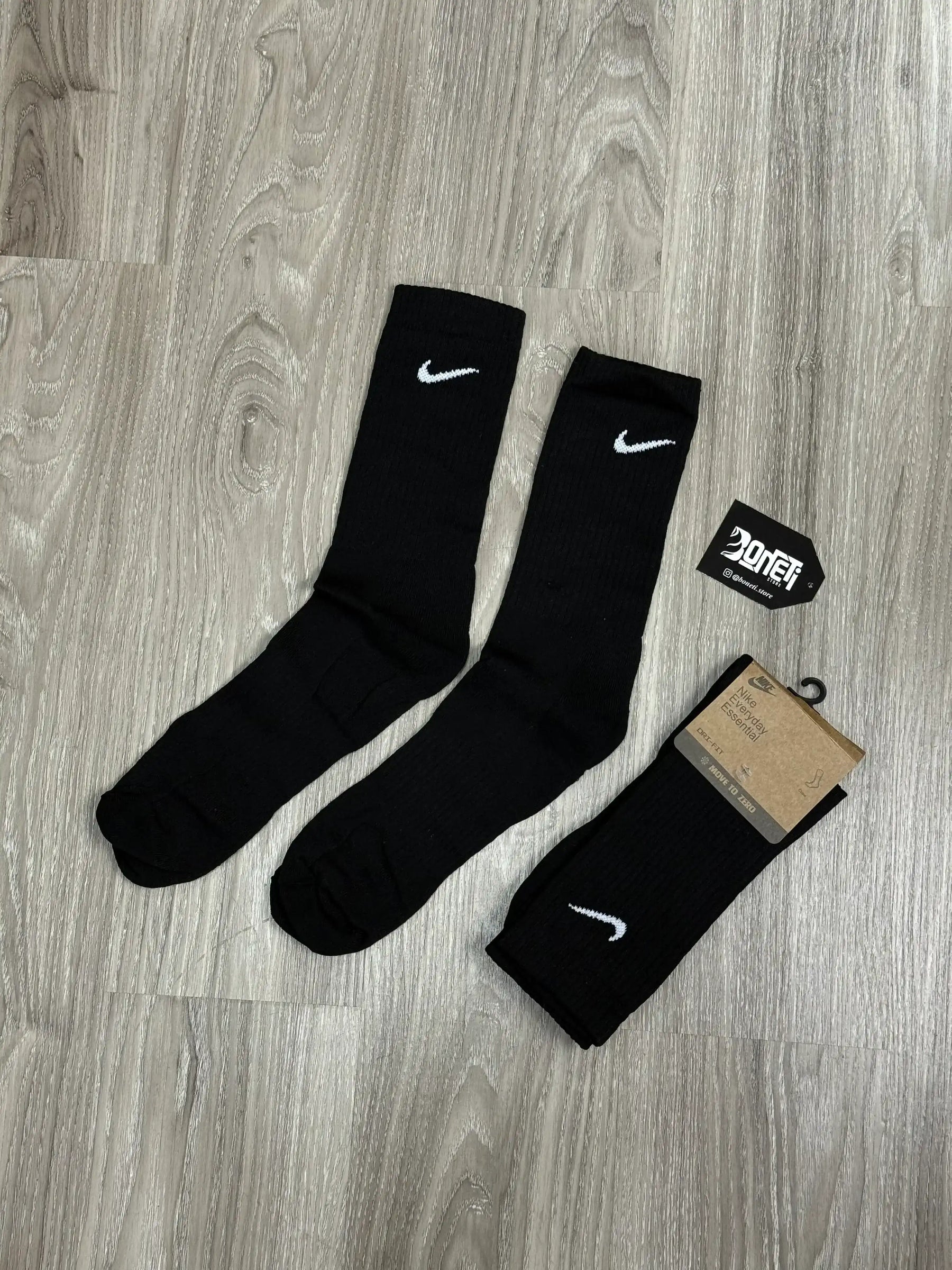 MEIA NK CANO ALTO - PRETA