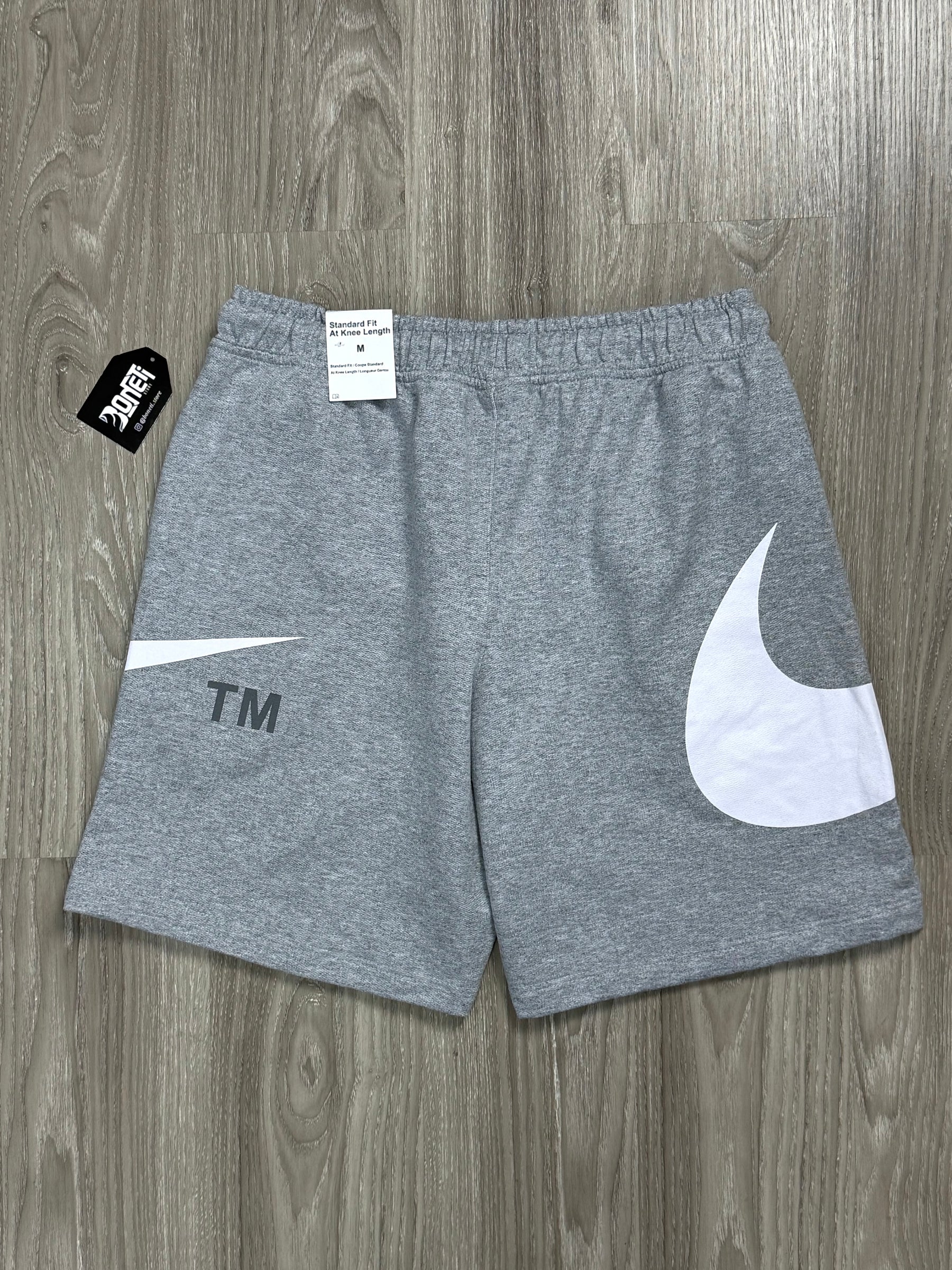 SHORTS MOLETOM NK BIG SWOOSH TM - CINZA