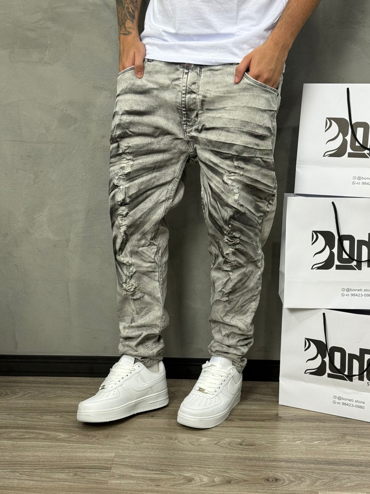 CALÇA JEANS SKINNY ESTONADA JAY JONES - 8379