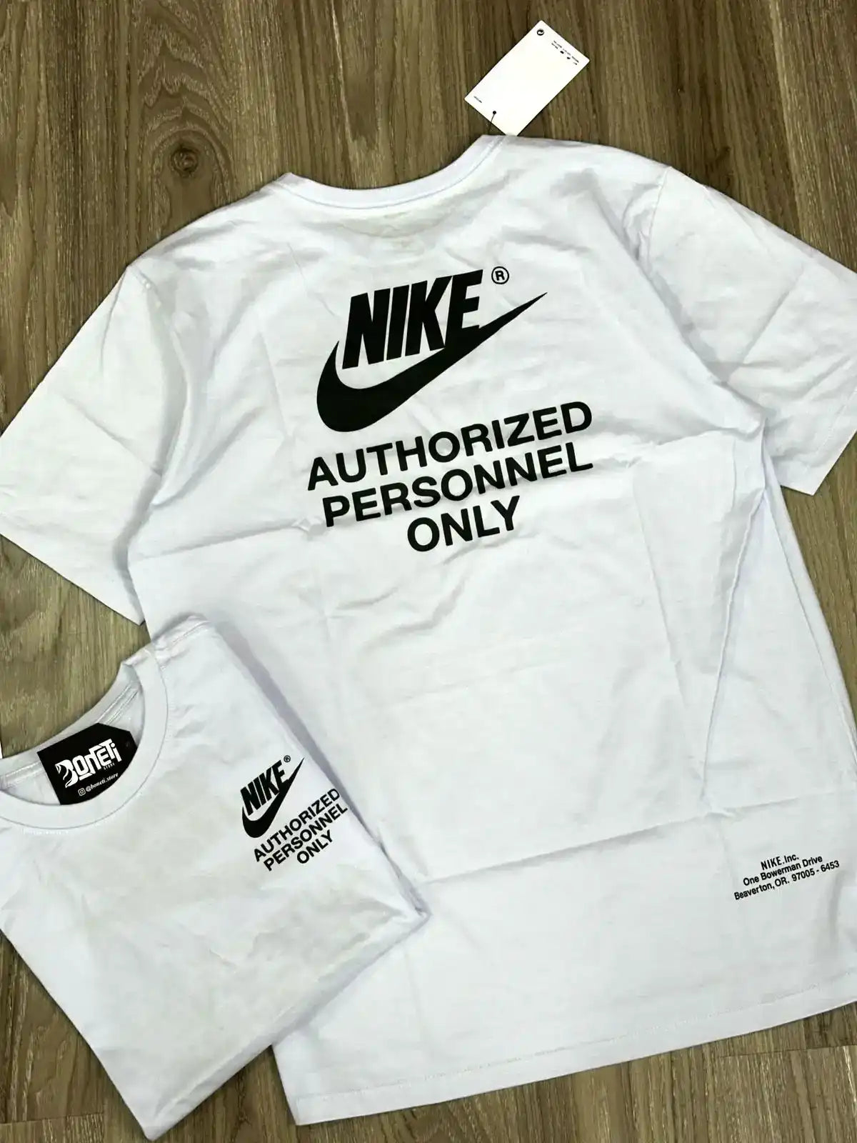 CAMISETA NK AUTHORIZED - BRANCA