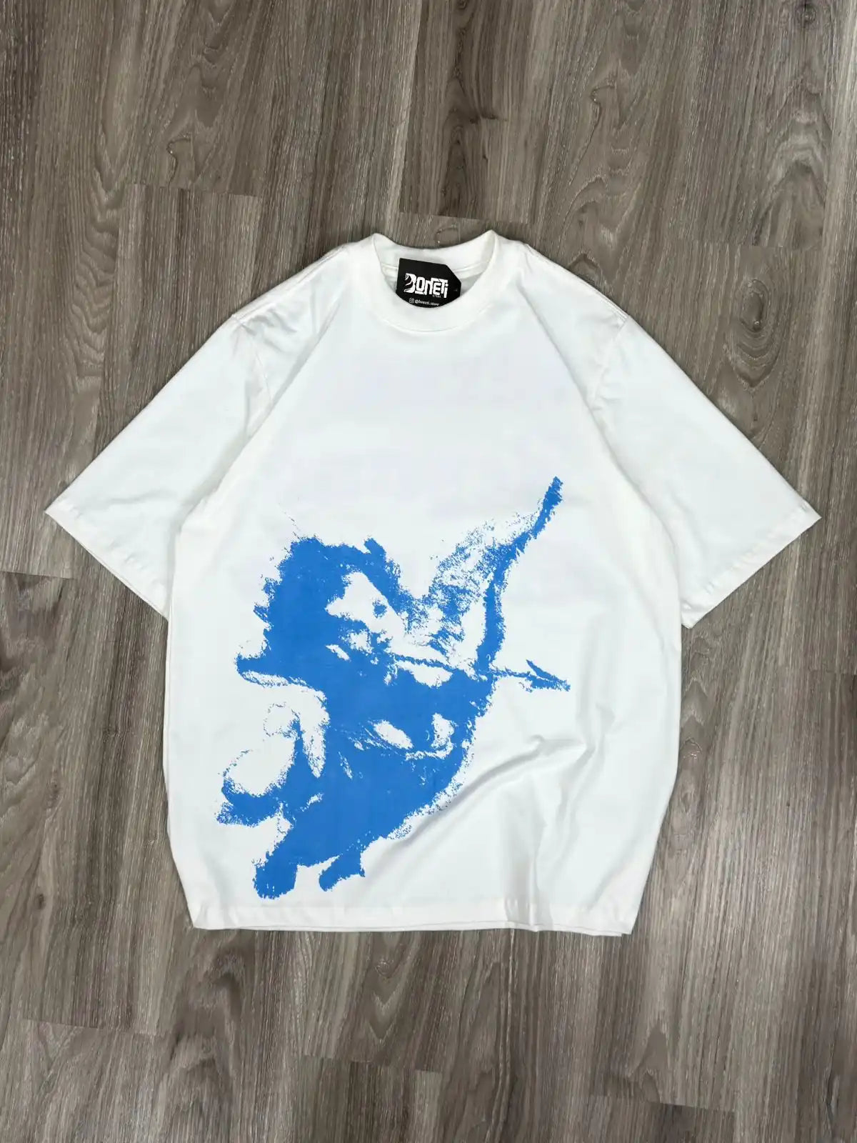 CAMISETA OVERSIZED OPLAN CUPID - OFF BLUE