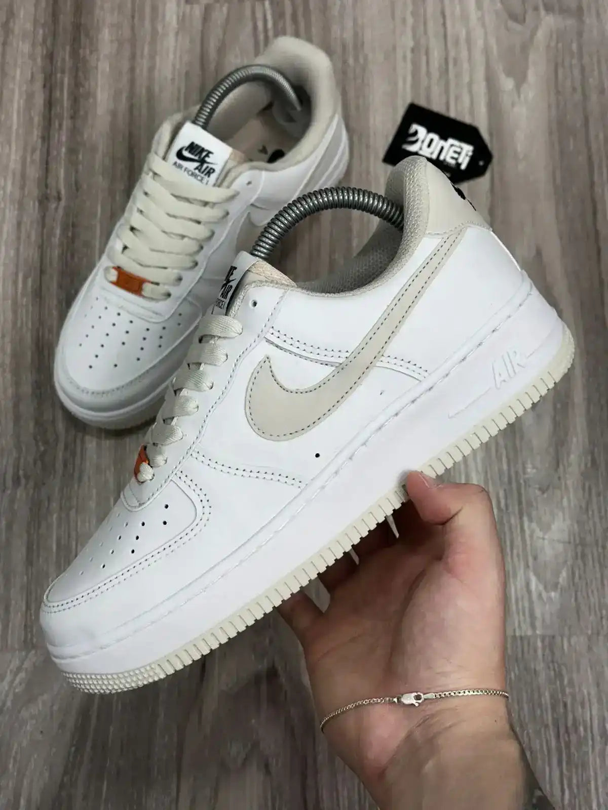 TÊNIS NK FORCE 1 - OFFWHITE E BRANCO