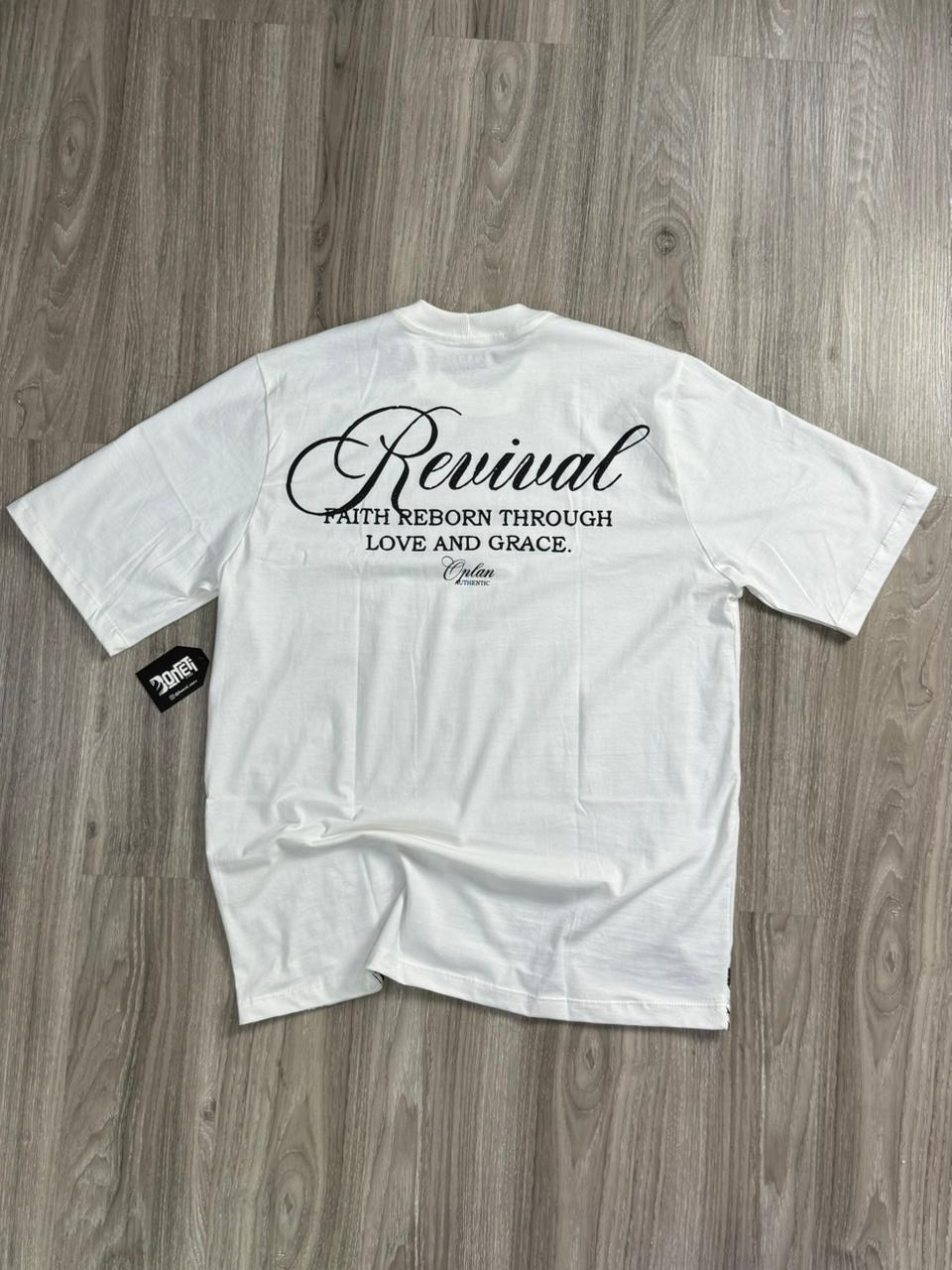 CAMISETA OVERSIZED OPLAN ÚLTIMA CEIA - OFFWHITE