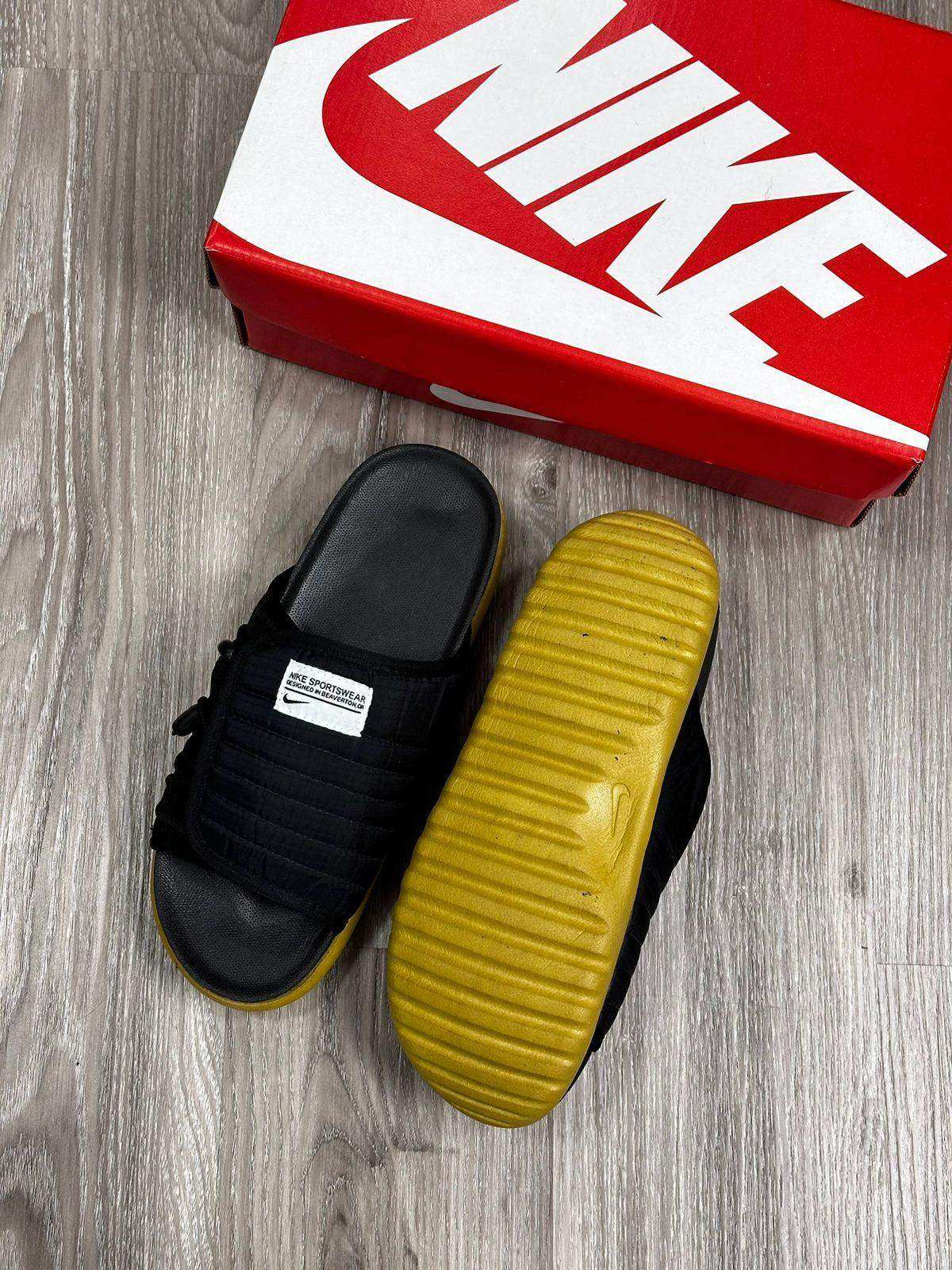 CHINELO SLIDE NK ASUNA 2.0 - PRETO/DOURADO