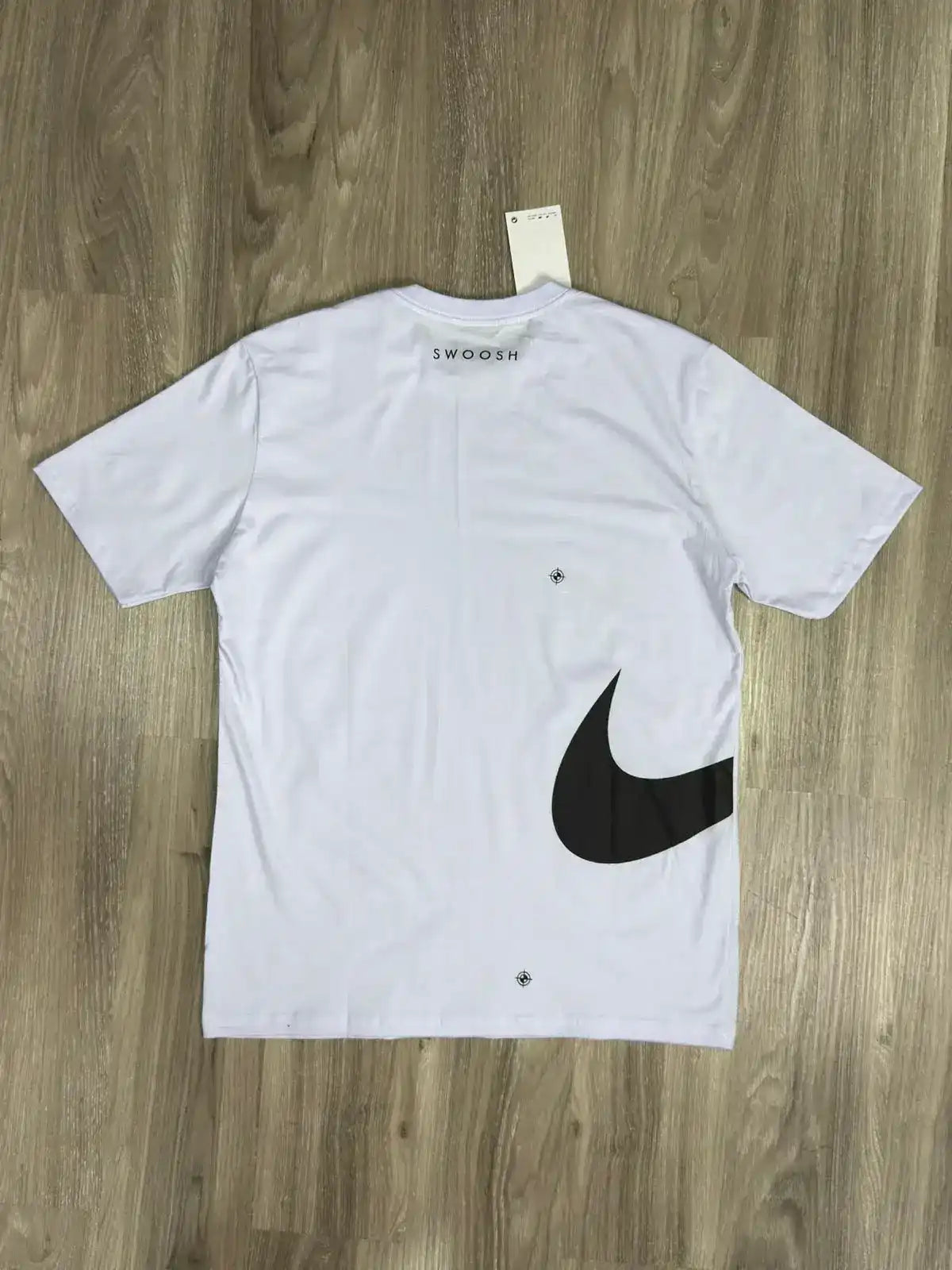CAMISETA NK SWOOSH + JUST DO IT 25 - BRANCA