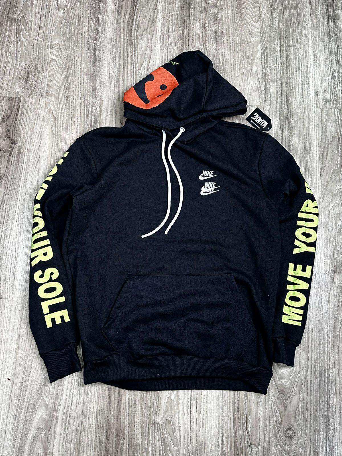 MOLETOM CANGURU NK WORLD TOUR - PRETO