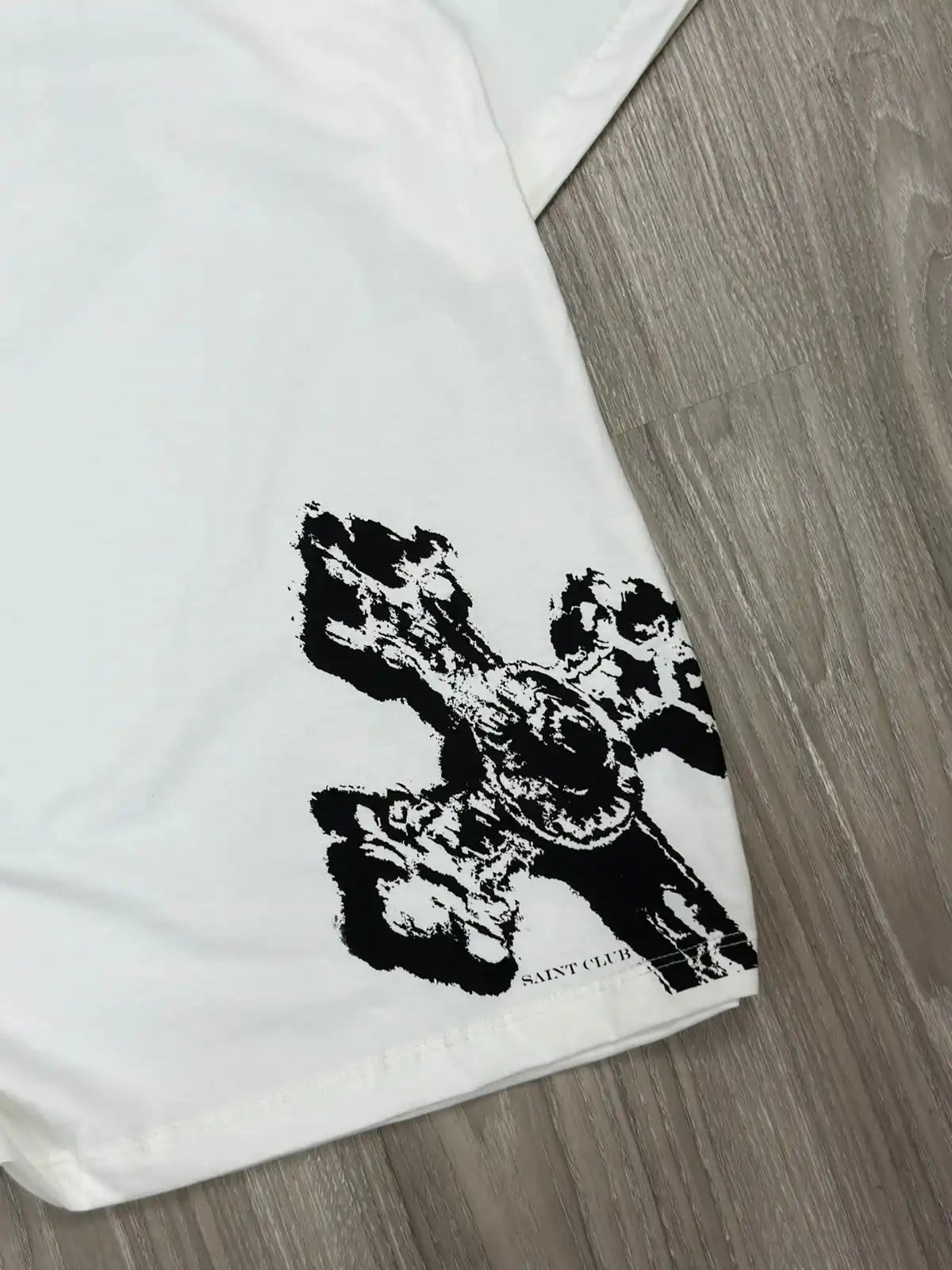 CAMISETA OVERSIZED OPLAN SAINT CLUB - OFFWHITE