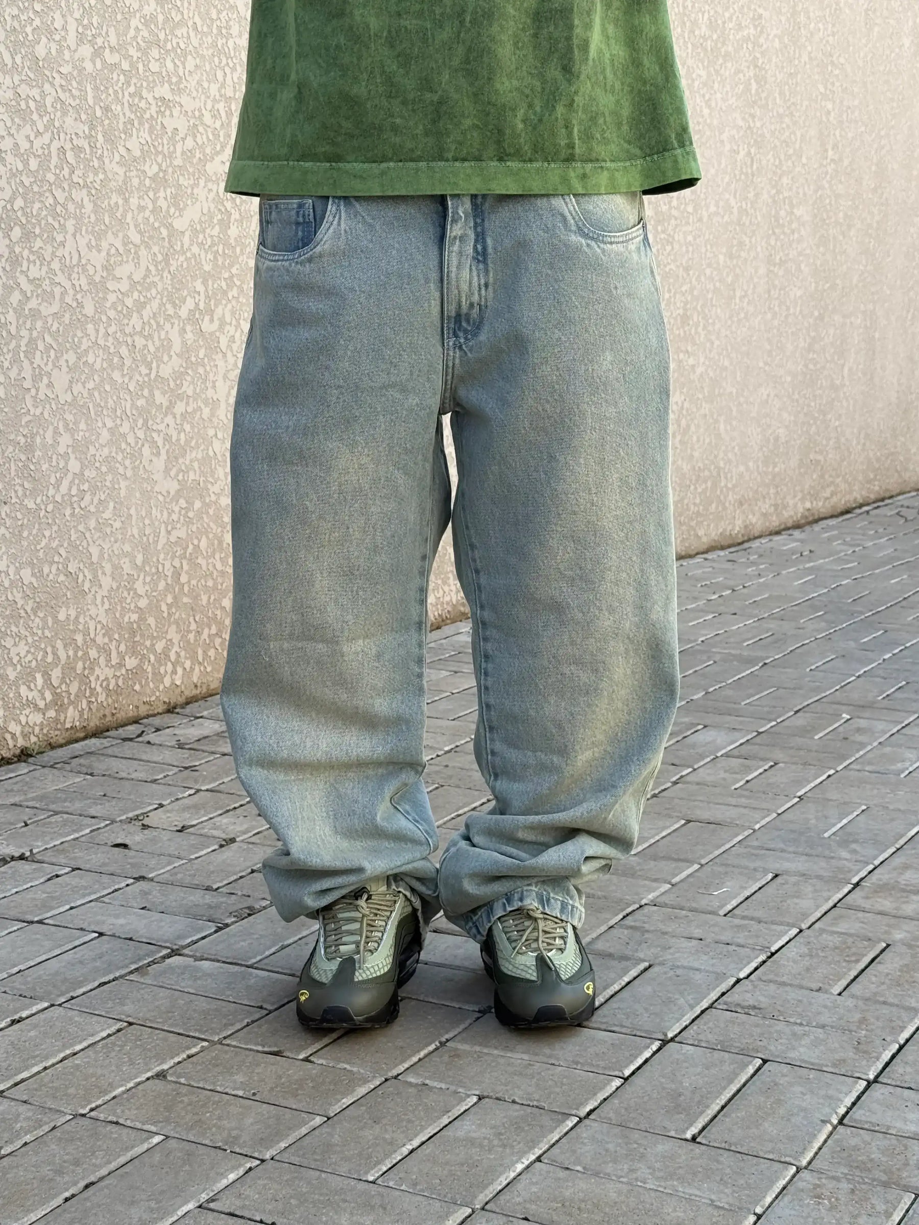 CALÇA JEANS RETA VINTAGE - 7582