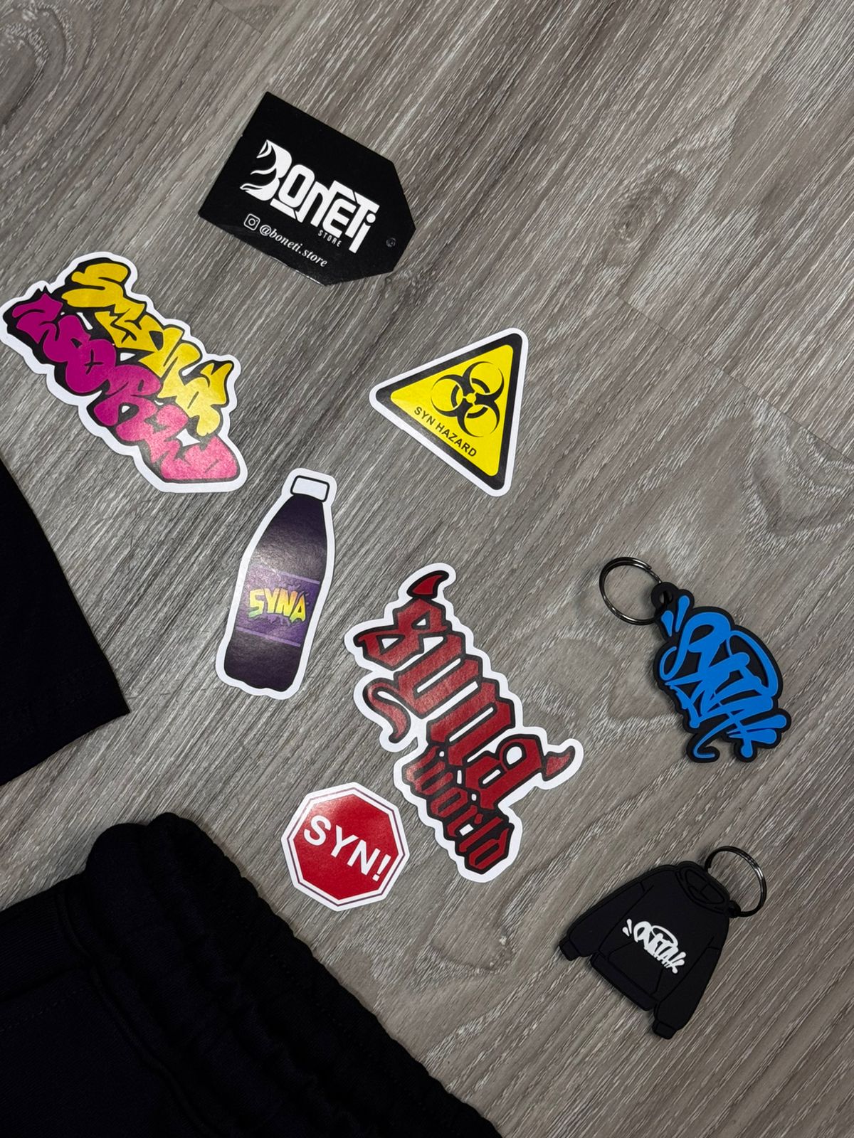 CONJUNTO SYNA WORLD SUMMER - BLACK WHITE