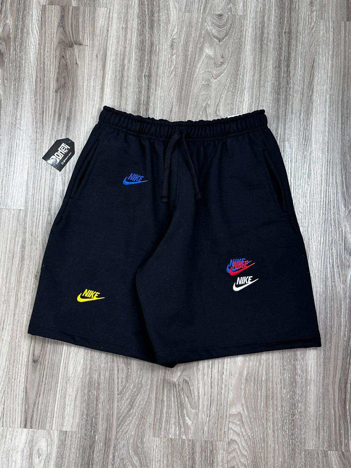 SHORTS MOLETOM NK MULTI SWOOSH - PRETO