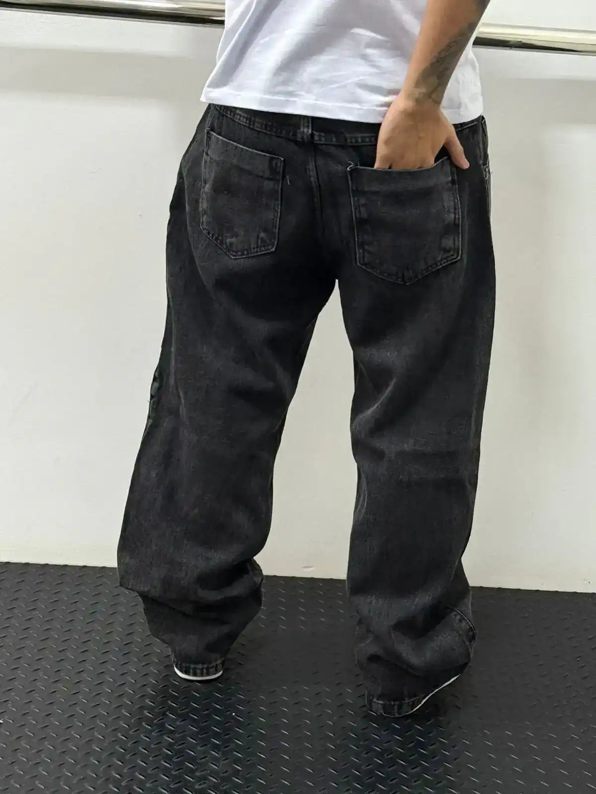 CALÇA JEANS RETA ESCURA DENIM&CO - 045