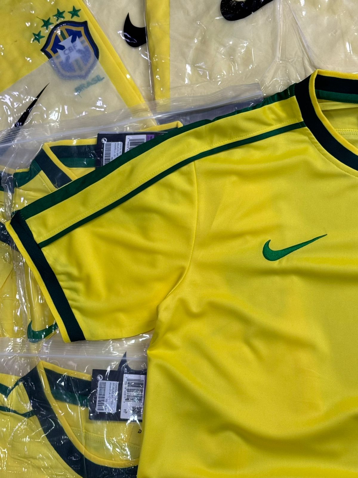 CAMISA RETRÔ SELEÇÃO BR 1998 - AMARELA