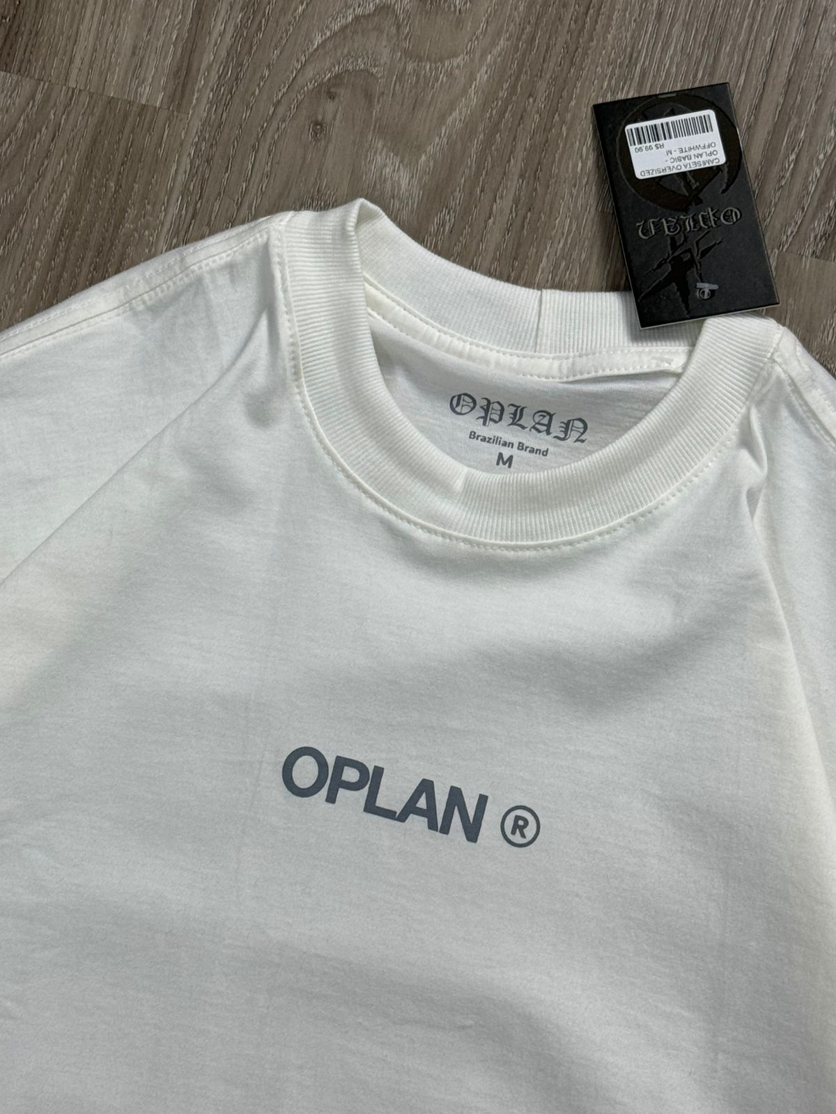 CAMISETA OVERSIZED OPLAN BASIC - OFFWHITE