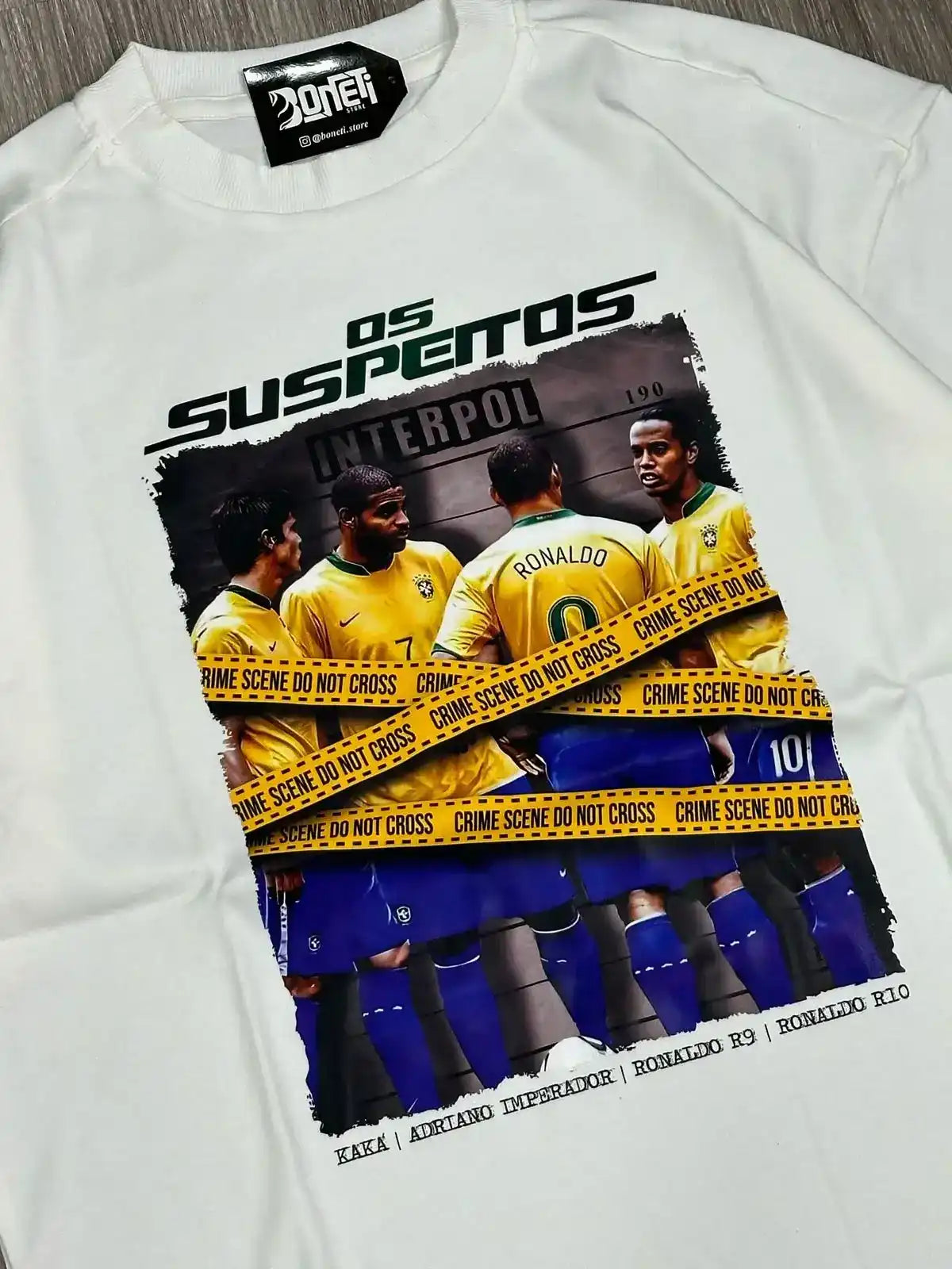 CAMISETA OVERSIZED RJ7 NOT CROSS - OFFWHITE