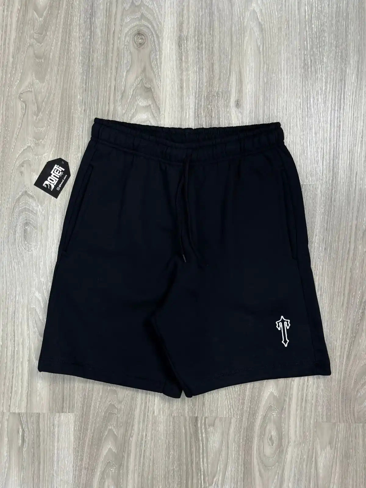 SHORTS MOLETOM TRAPSTAR - PRETO