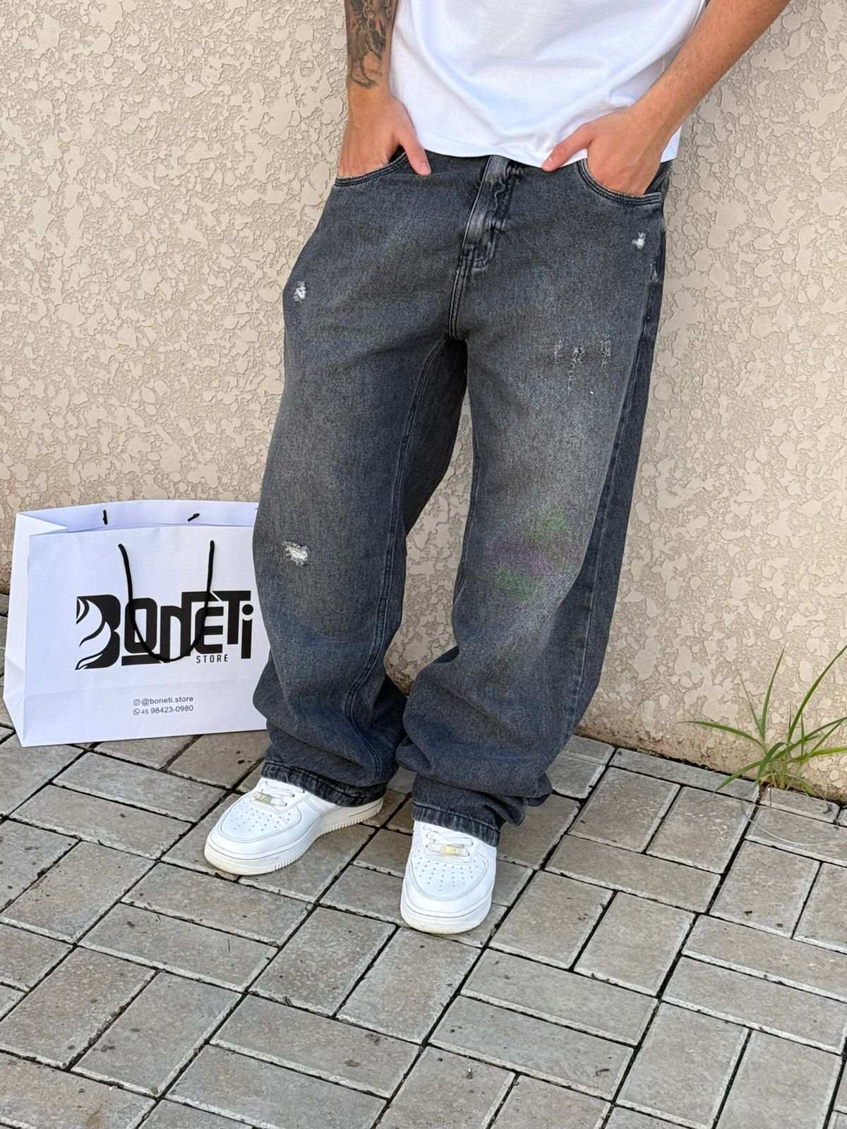 CALÇA JEANS RETA ESCURA PRESENCE - 7584