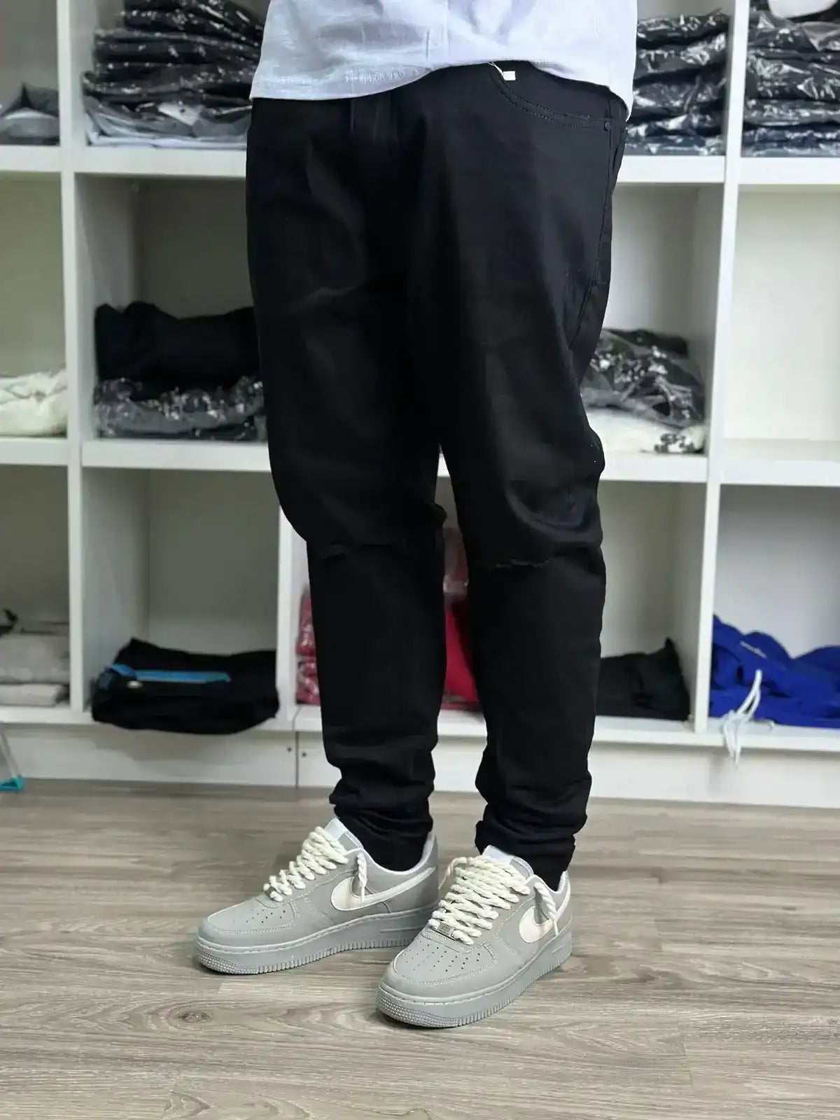 CALÇA JEANS SKINNY PRETA JAY JONES - 8075