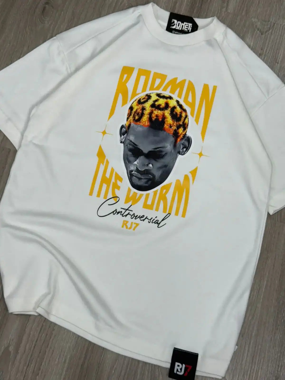 CAMISETA OVERSIZED RJ7 RODMAN - OFFWHITE