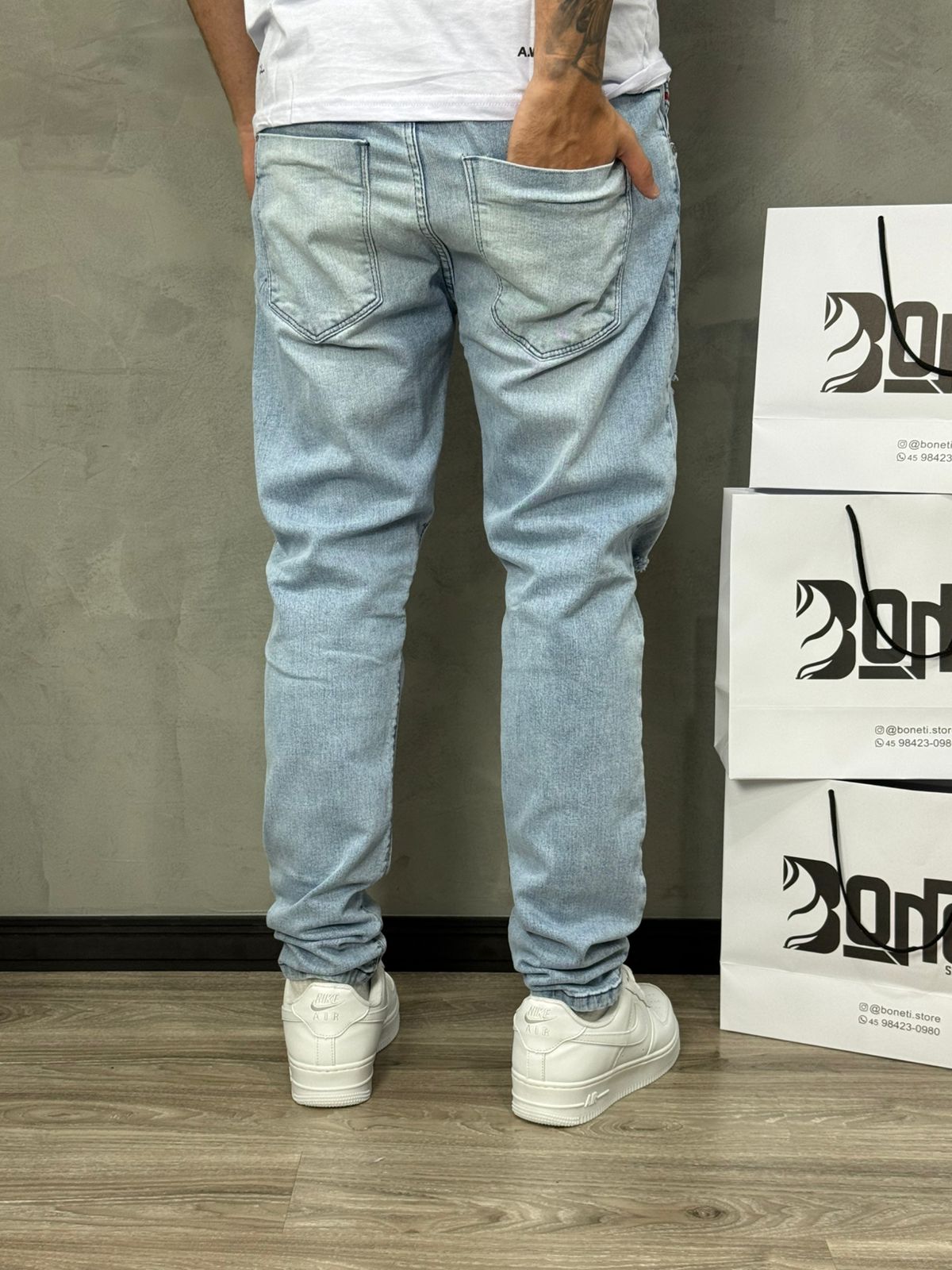 CALÇA JEANS SKINNY RASGO JAY JONES - 8331